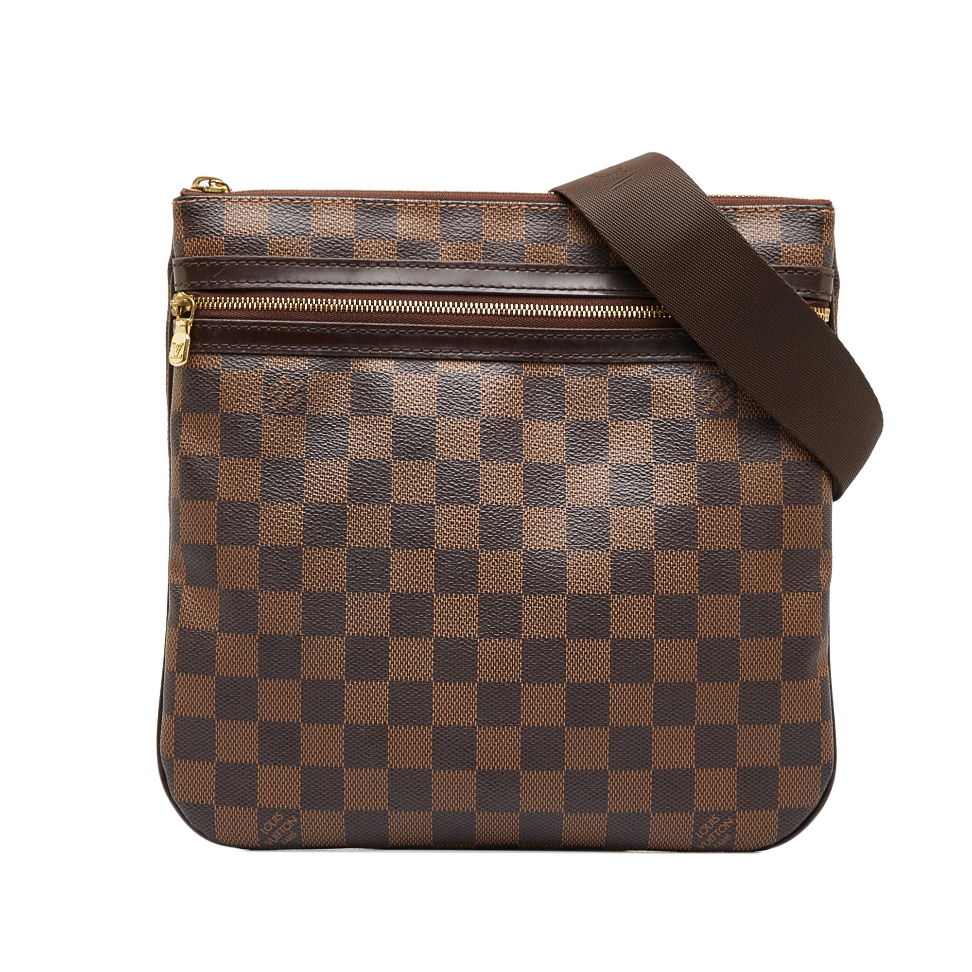 Louis Vuitton Trousse Damier Ebene Pochette Handbag