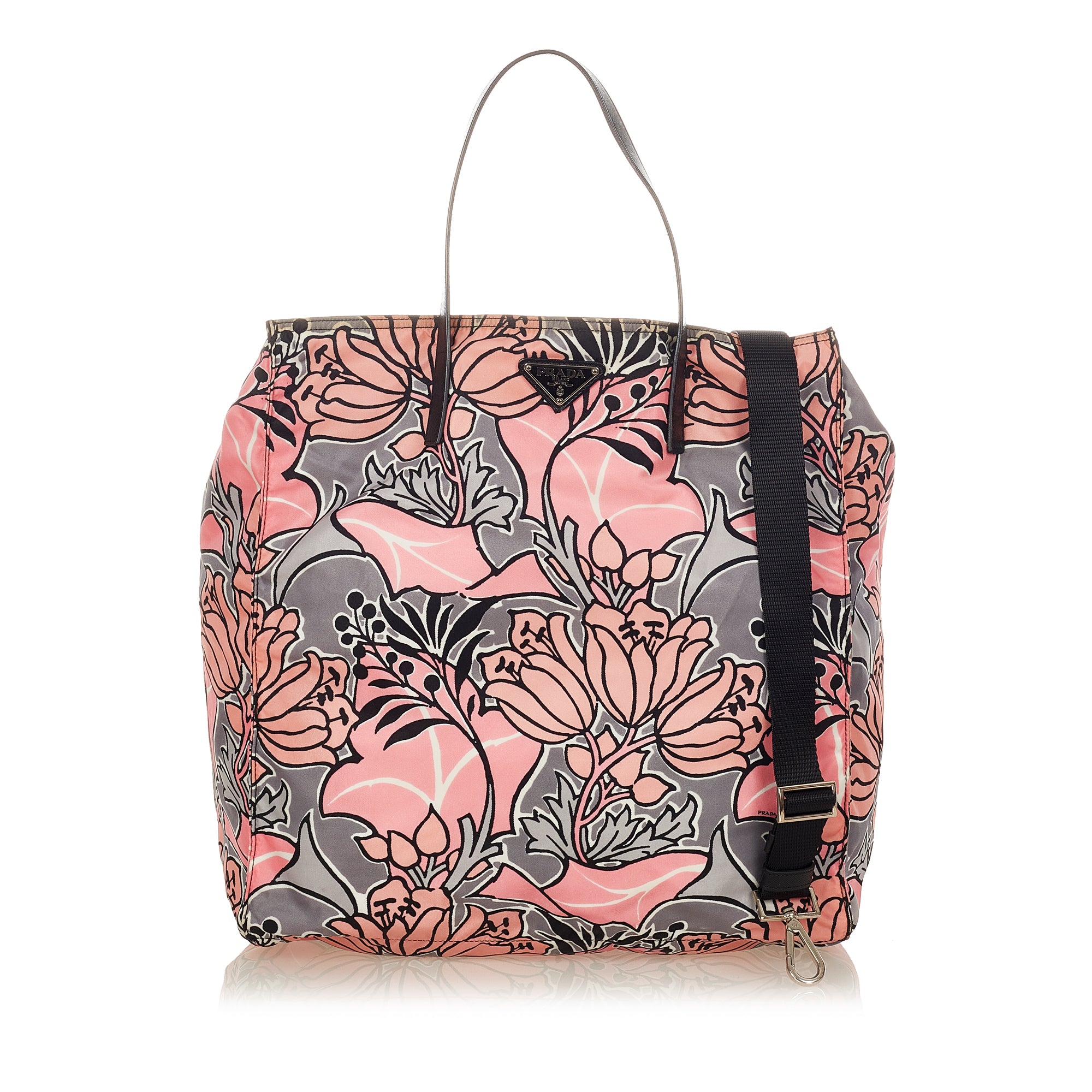 Pink Prada Tessuto Stampato Satchel Bag – Designer Revival