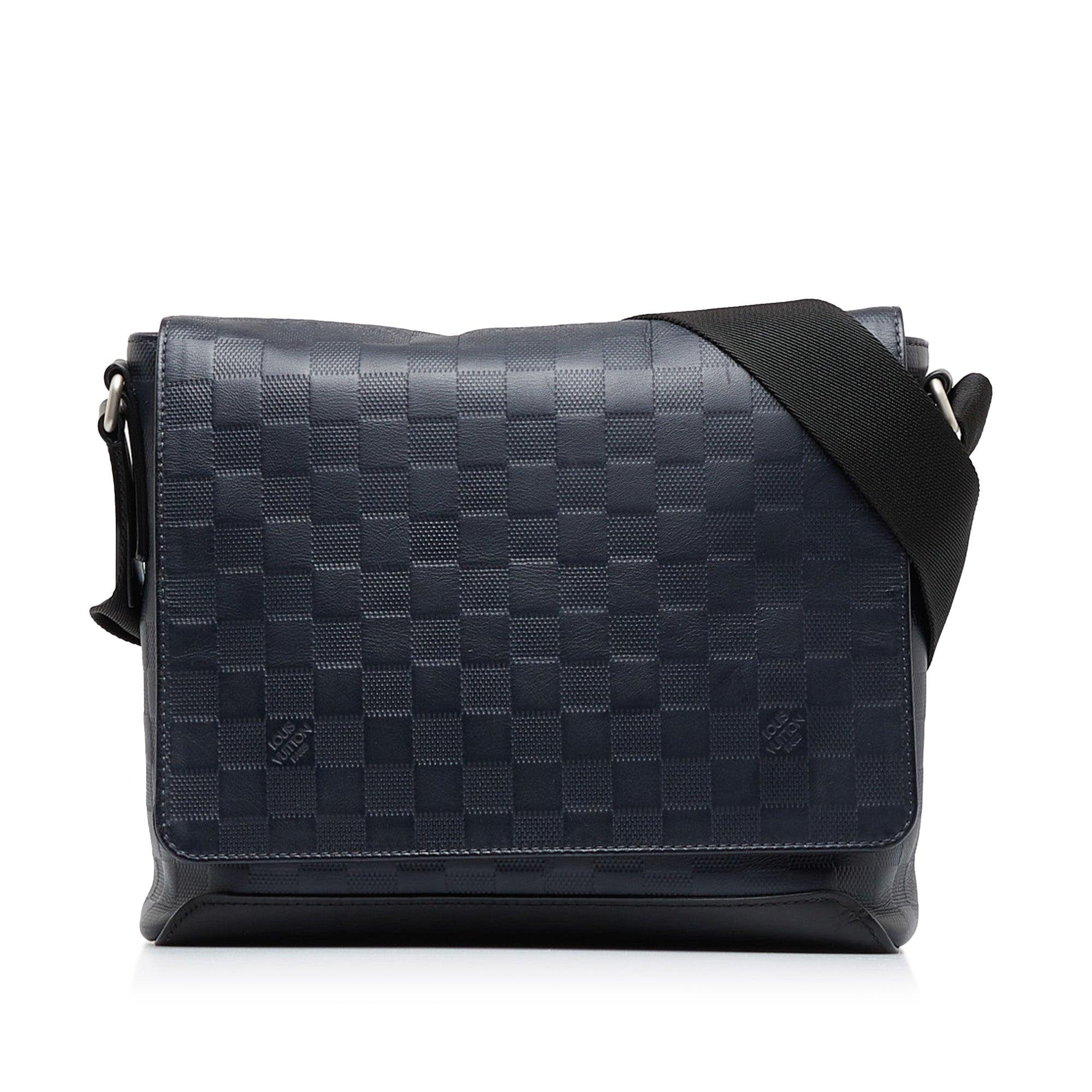Louis Vuitton Pre-Owned Monogram Eclipse District PM Messenger Bag - Black  for Women