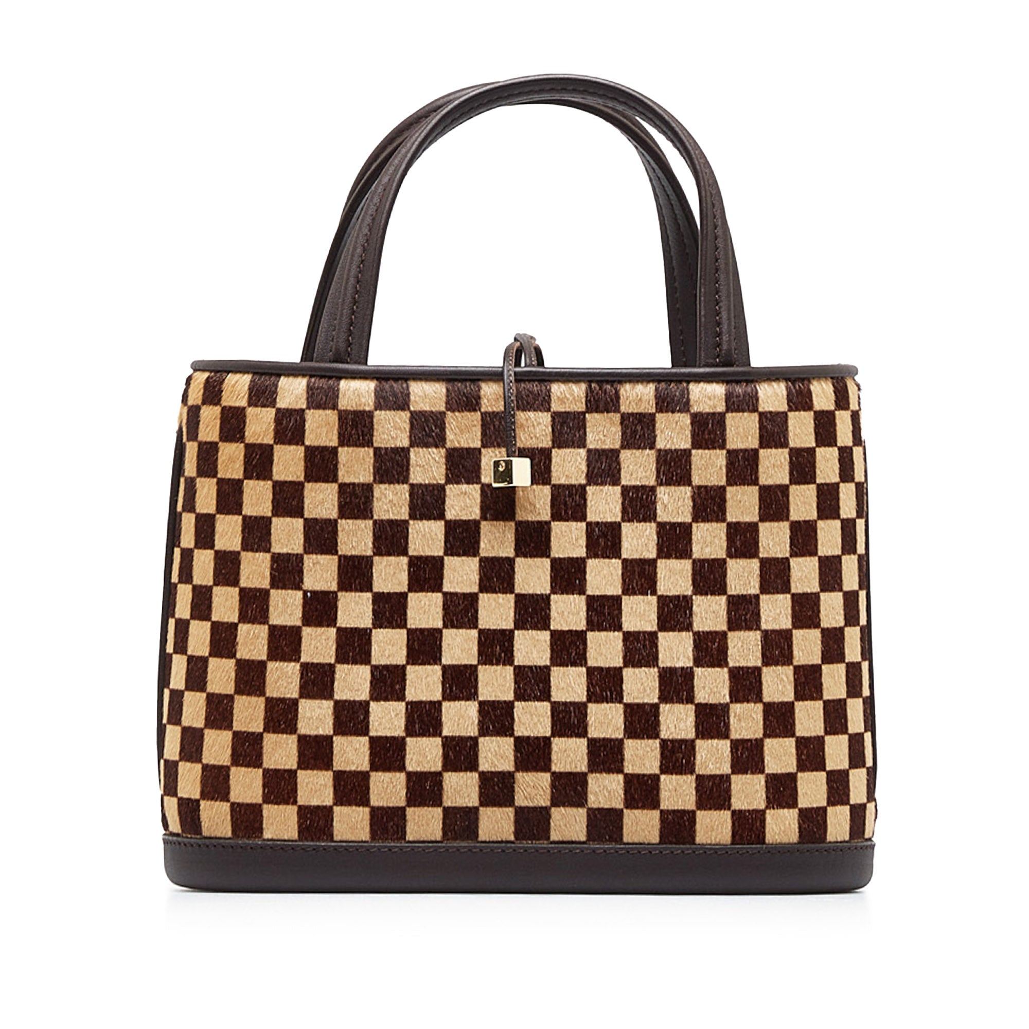 Louis Vuitton Verona Brown Canvas Shopper Bag (Pre-Owned)