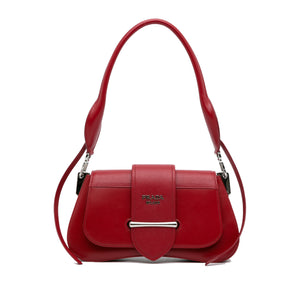 Hermes Bolide 37 cm handbag in red Casaque Courchevel leather