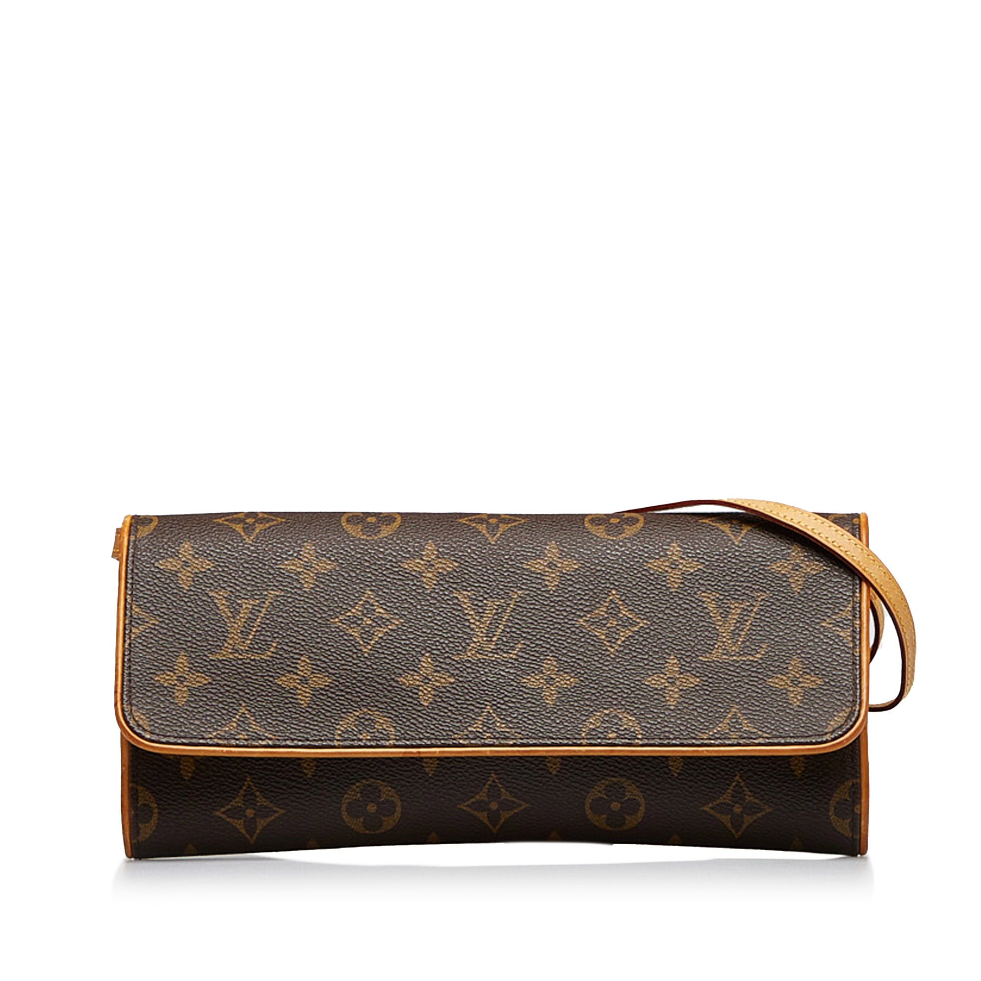 Louis-Vuitton-Monogram-Pochette-Twin-GM-2Way-Bag-Brown-M51852