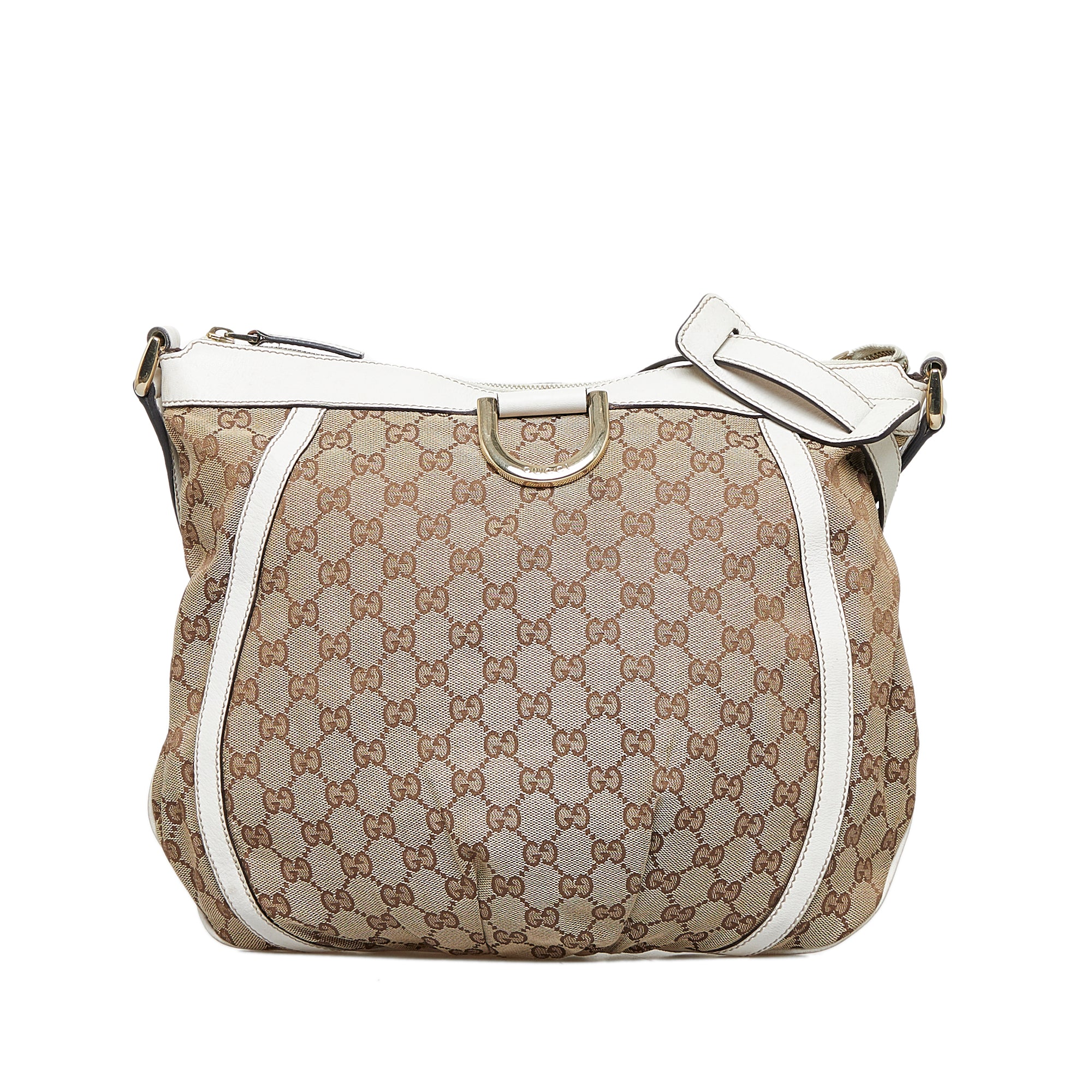 Brown Gucci GG Canvas Abbey D Ring Crossbody Bag – Designer Revival