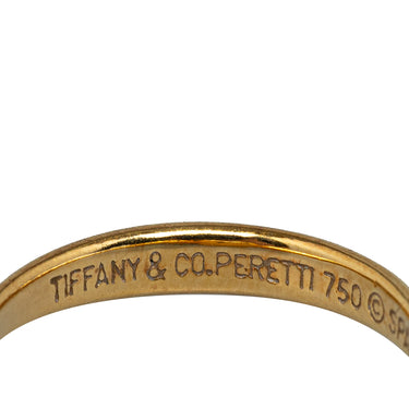 Gold Tiffany 18K Bean Ring - Designer Revival