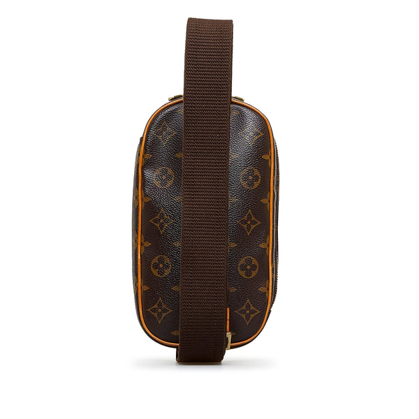 Gange cloth bag Louis Vuitton Brown in Cloth - 18233118