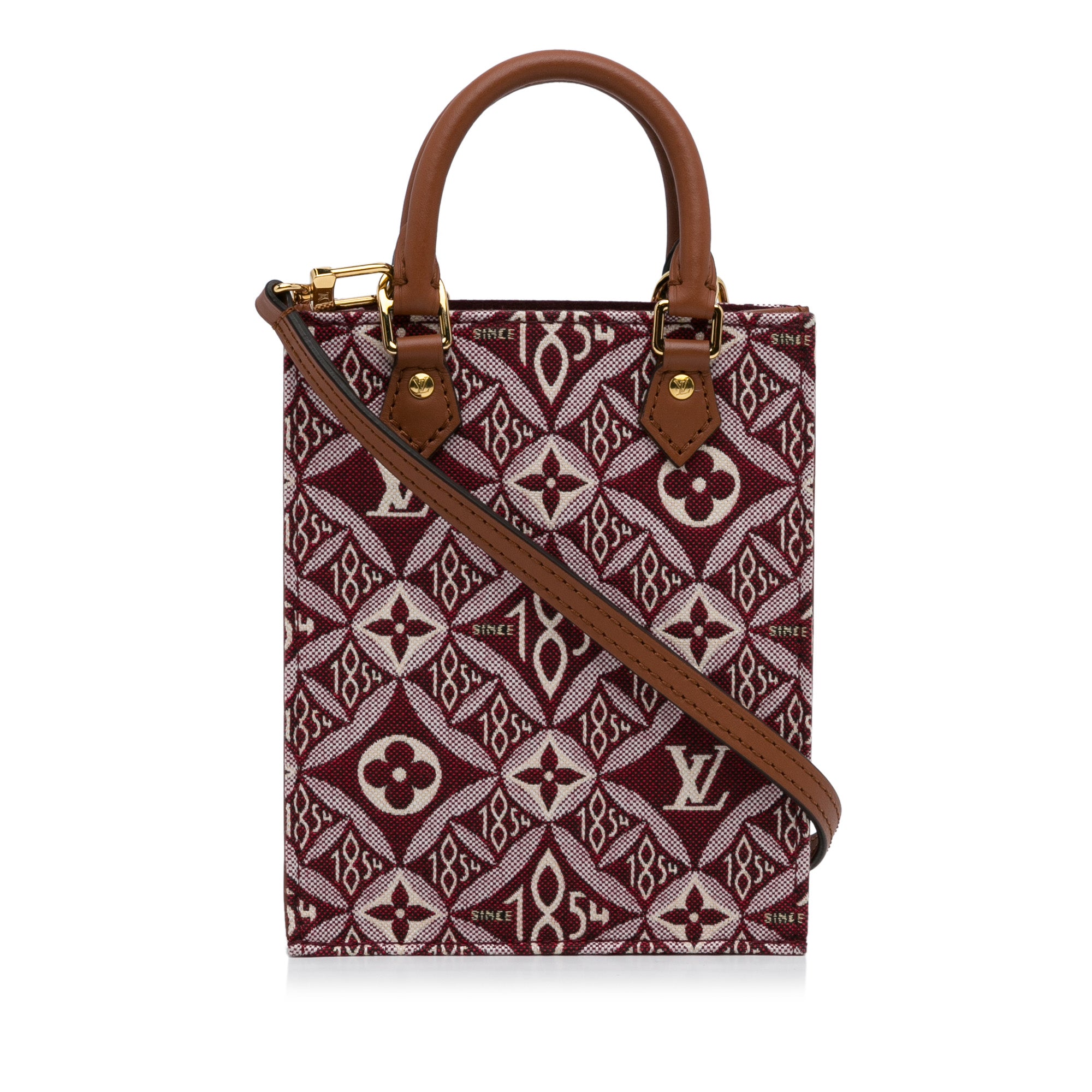 Louis Vuitton Petit Sac Plat Bag Limited Edition Since 1854