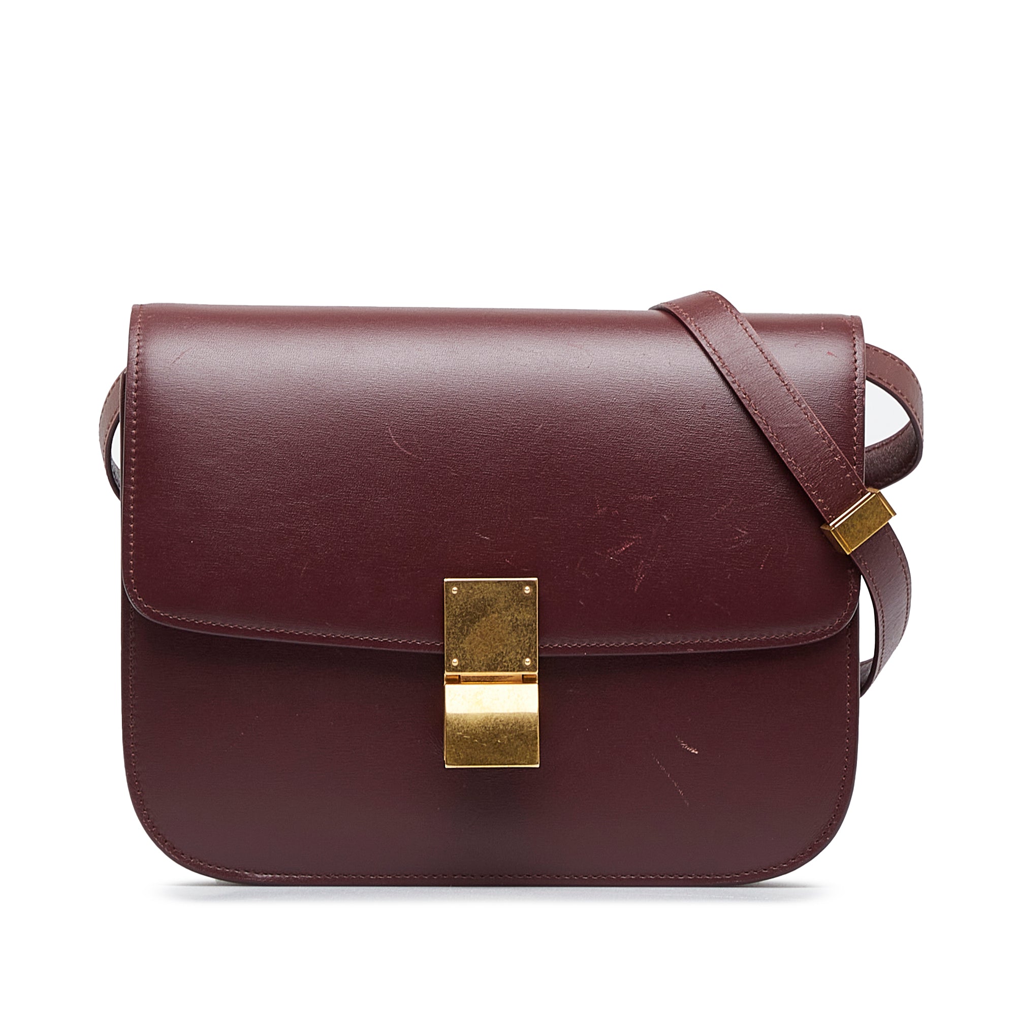 Celine Medium Classic Box Leather Crossbody Bag