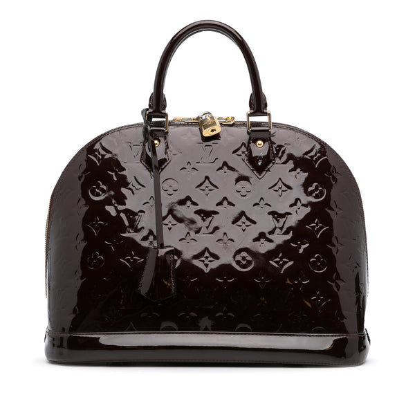 Louis Vuitton Alma BB Black in Calfskin Leather with Gold-tone - US
