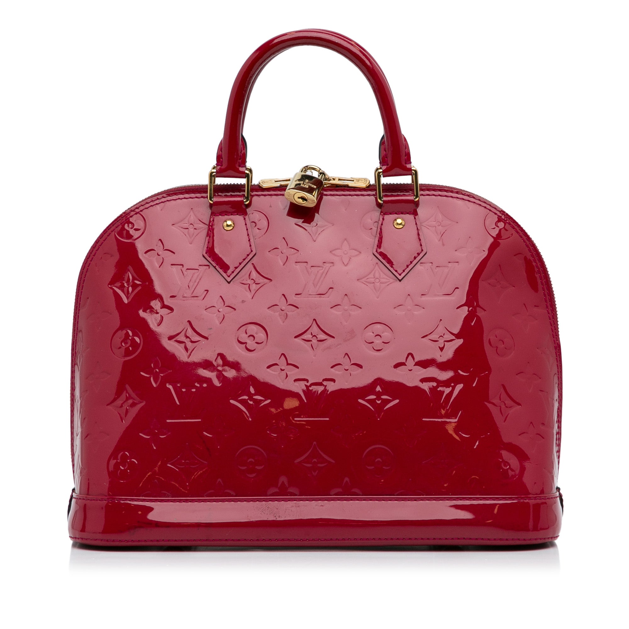 Red Louis Vuitton Monogram Vernis Alma PM Handbag – AmaflightschoolShops  Revival