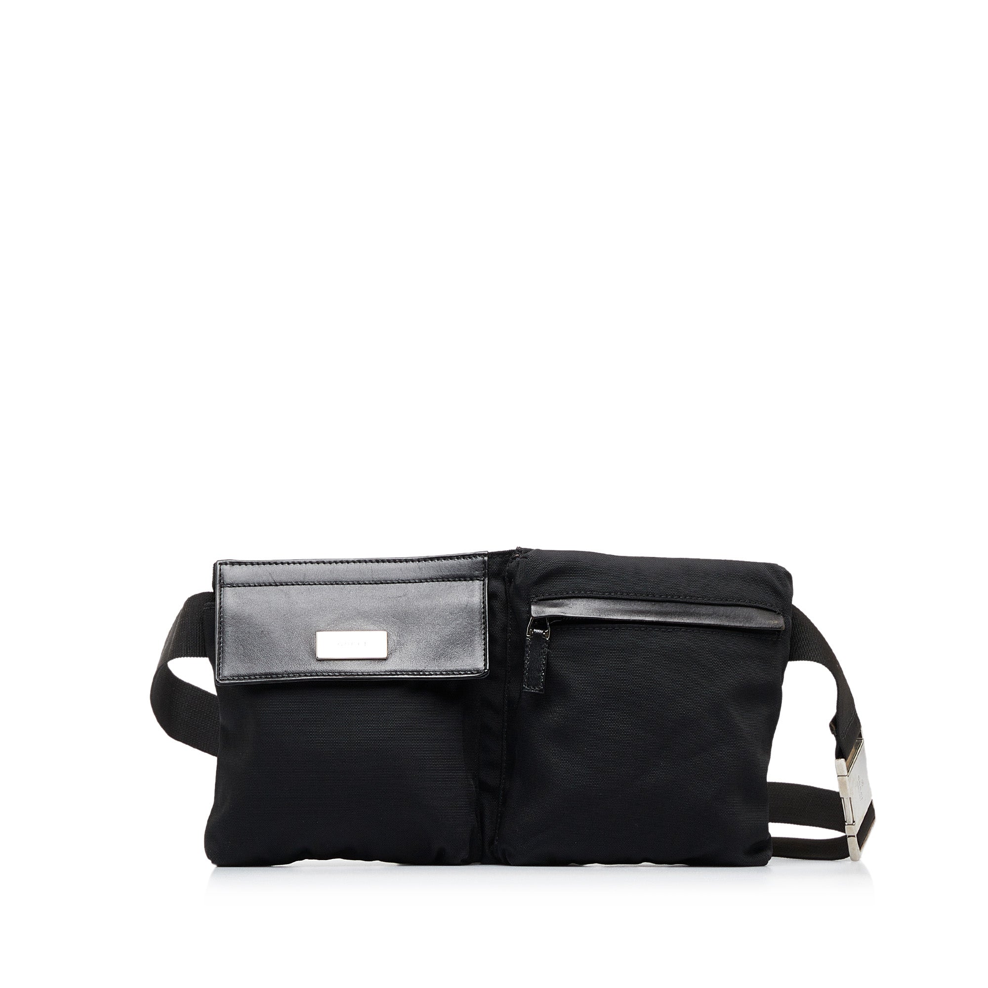 Black Gucci Nylon Belt Bag – Designer Revival