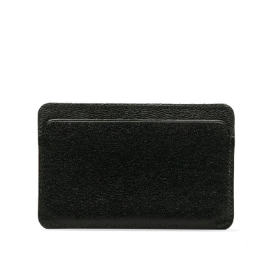 Black Gucci Leather Card Holder - Designer Revival