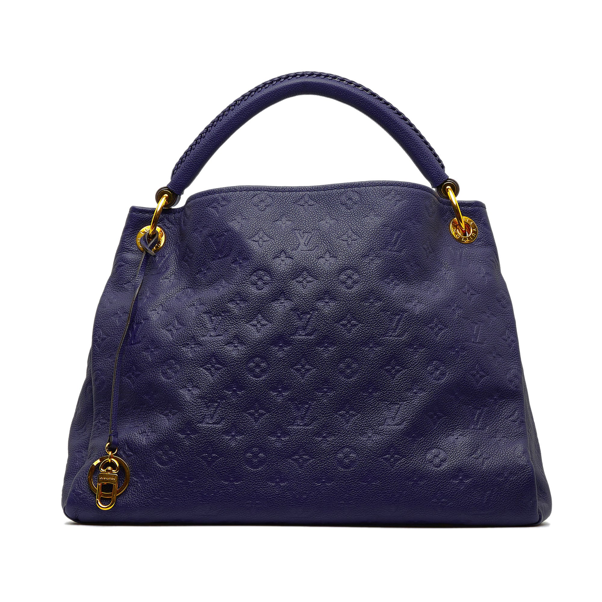 Blue Louis Vuitton Monogram Empreinte Artsy MM Hobo Bag
