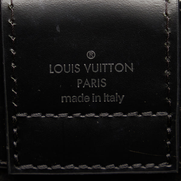 Black Louis Vuitton Epi Kleber MM Satchel