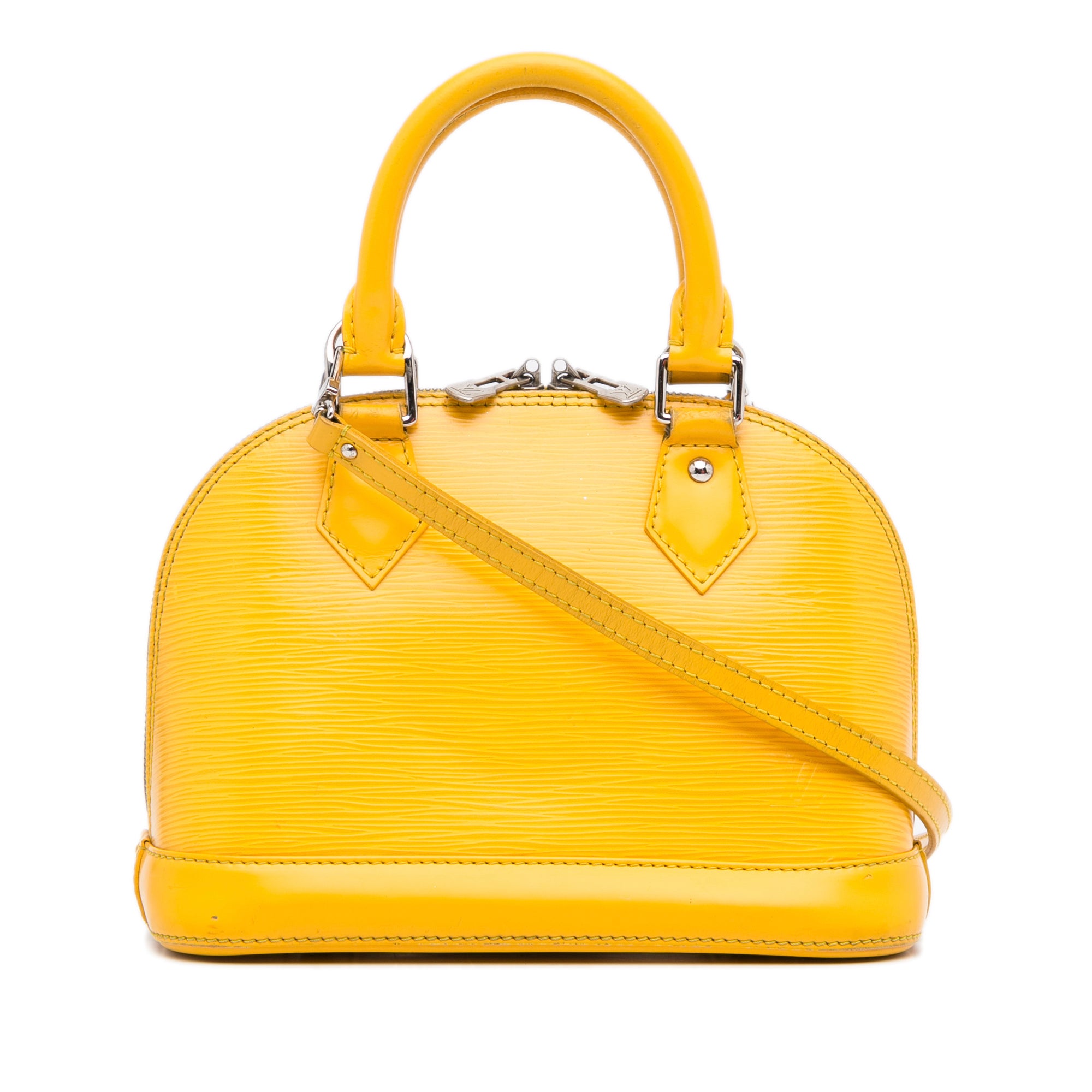 Louis Vuitton Vintage Louis Vuitton Alma Yellow Epi Leather Handbag