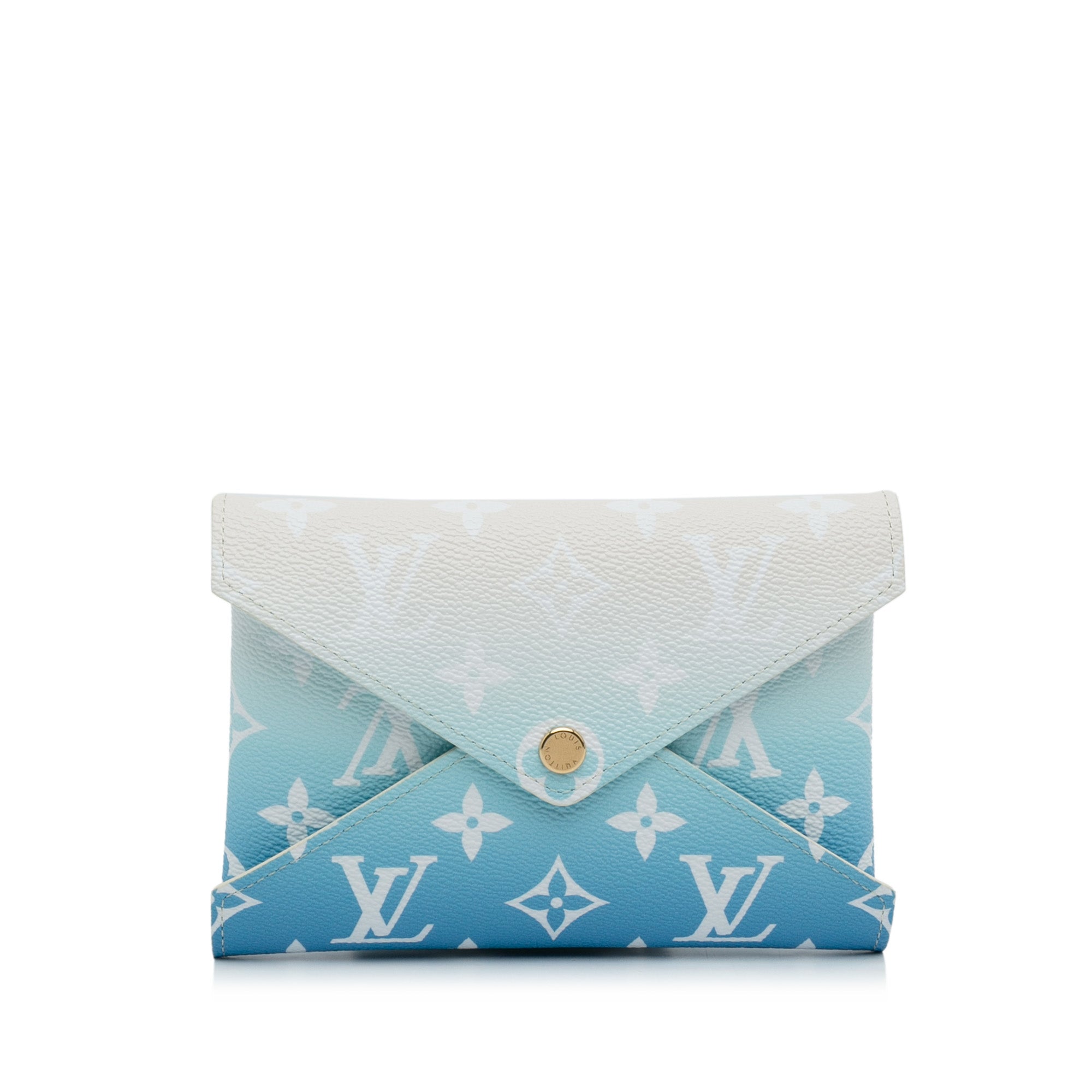 Blue Louis Vuitton Monogram By The Pool Kirigami Pouch – Designer