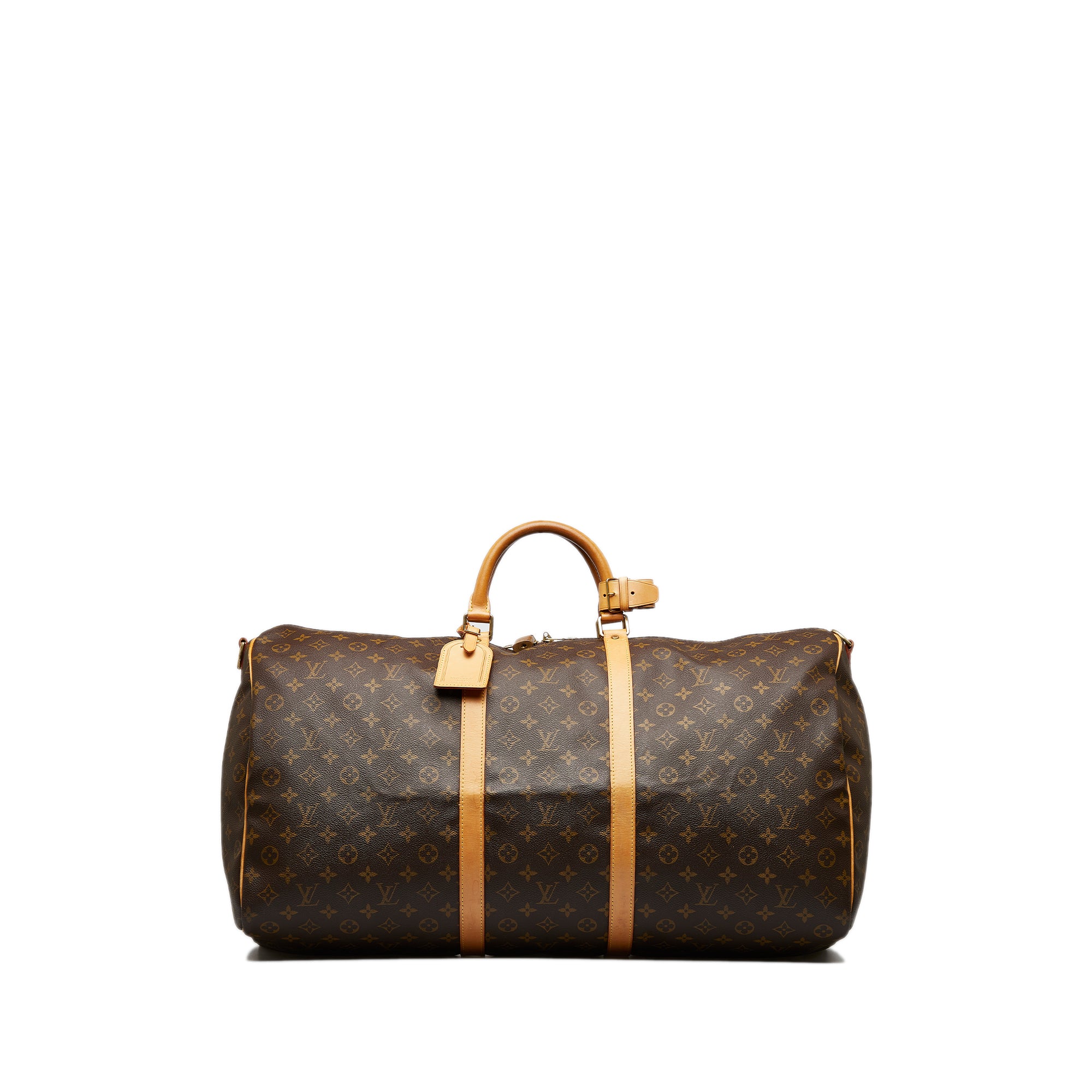 Louis Vuitton Brown Canvas Monogram Keepall Bandouliere 60 Travel Bag Louis  Vuitton