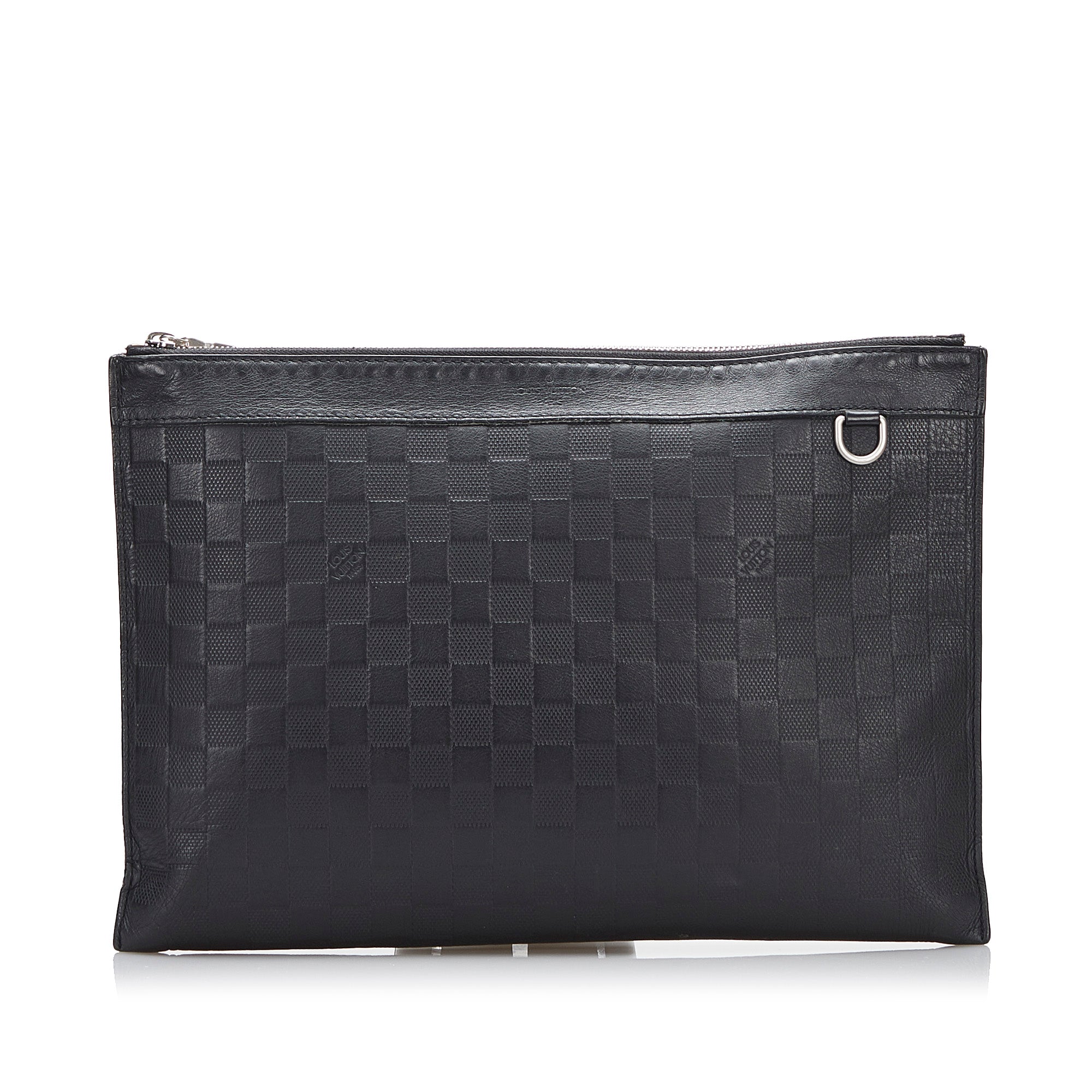 Black Louis Vuitton Damier Infini Discovery Pochette Clutch Bag – Designer  Revival