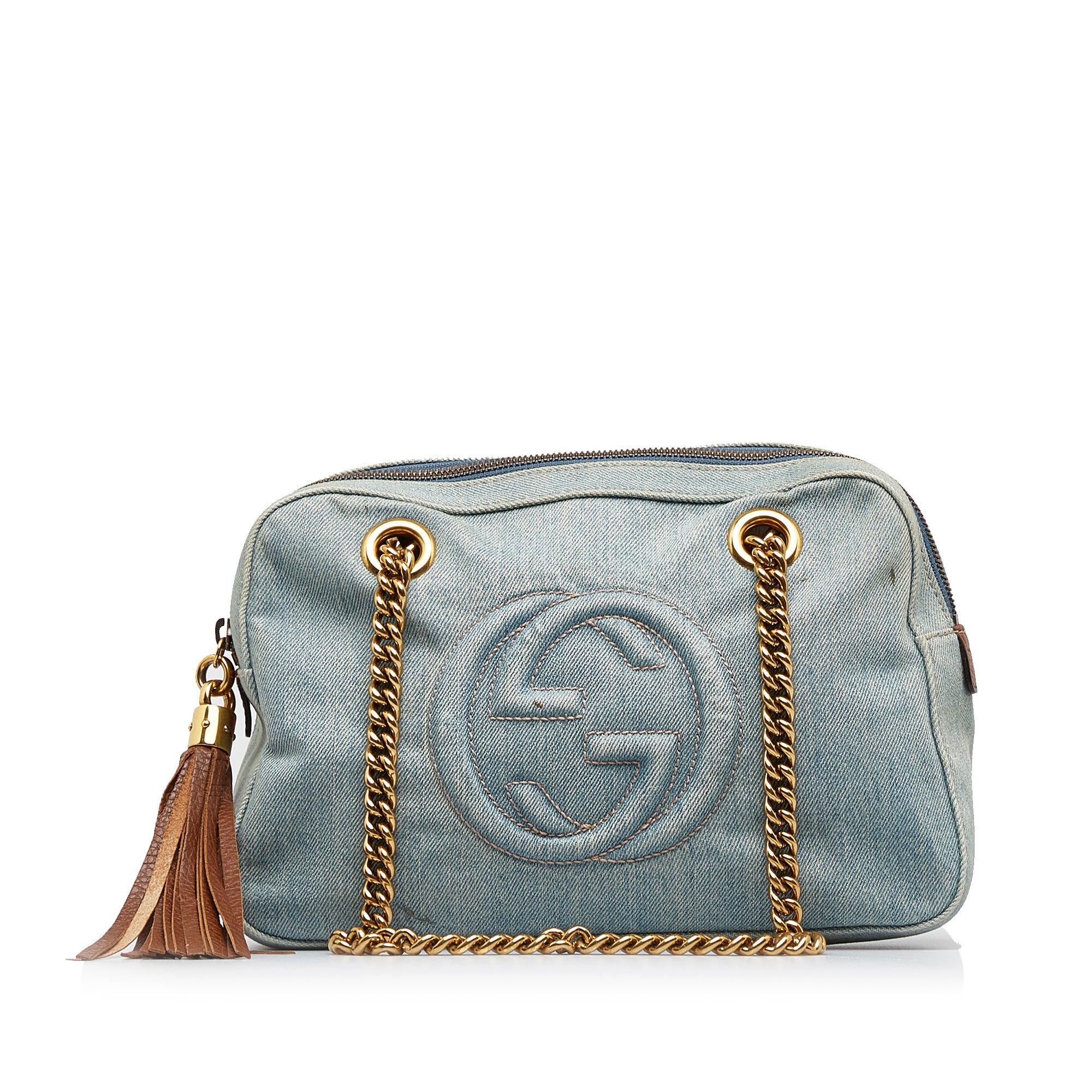 Blue Gucci Soho Chain Bag – Designer Revival