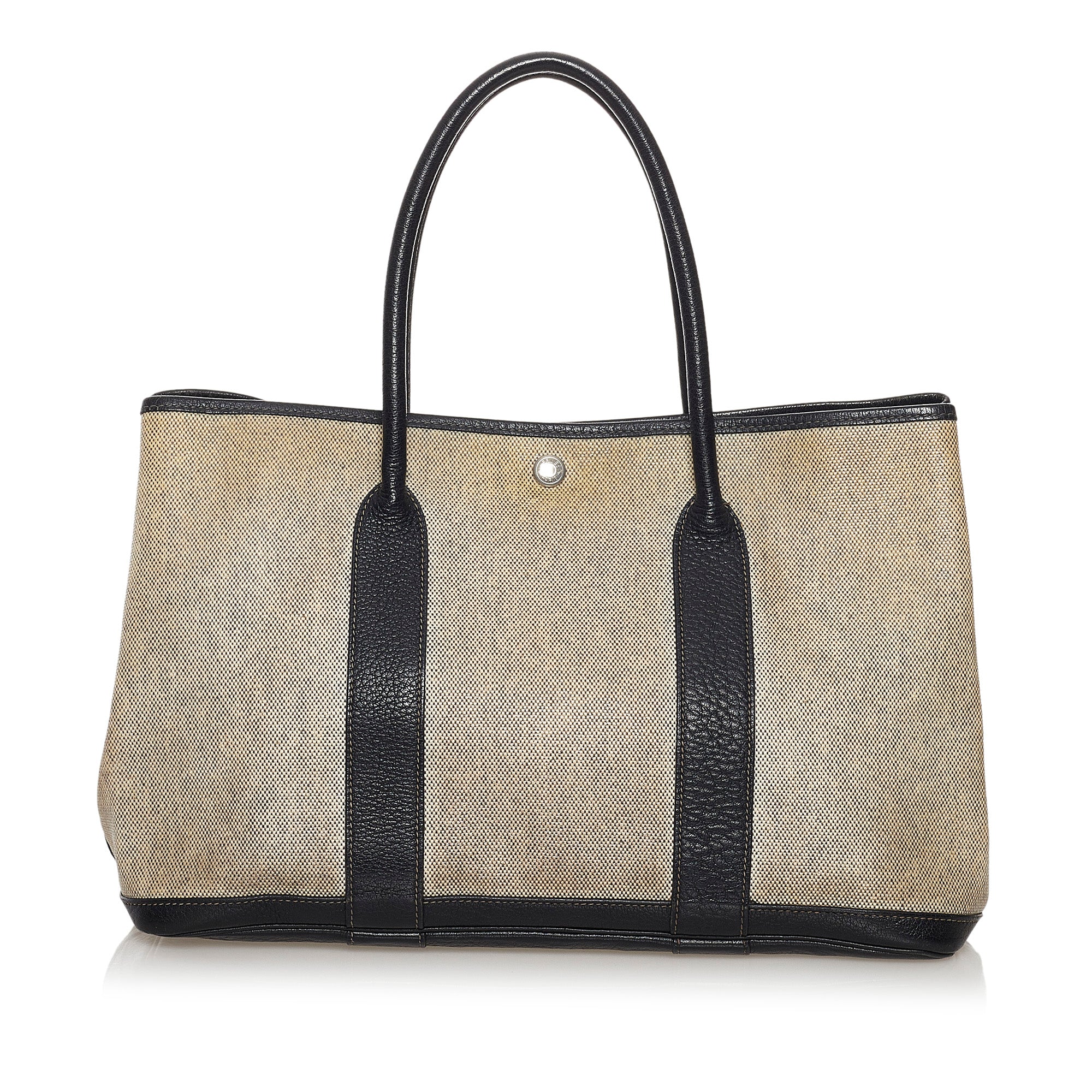 Gray Hermes Garden Party PM Tote Bag