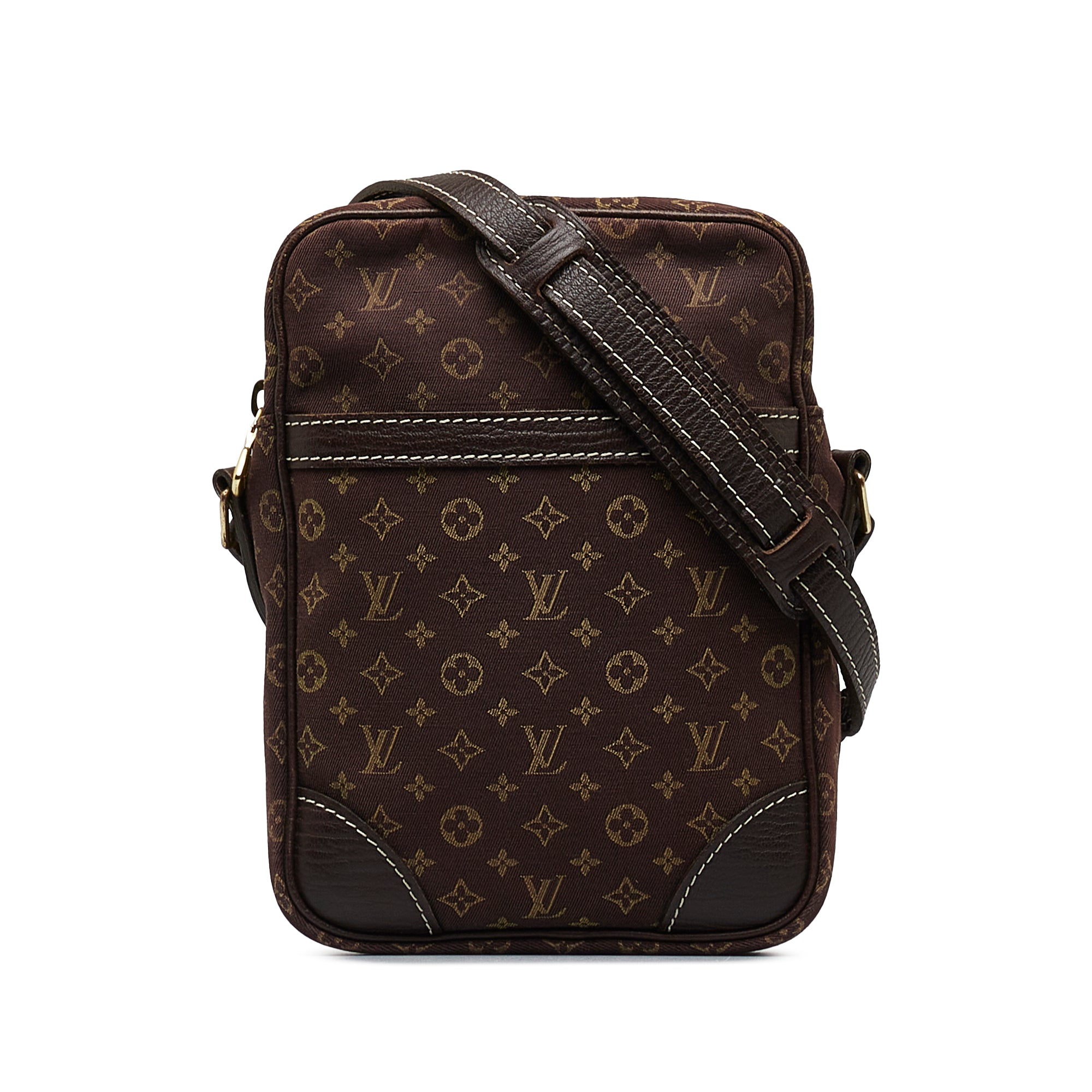 Louis Vuitton Monogram Mini Lin Danube Crossbody Bag - Brown Crossbody Bags,  Handbags - LOU775193