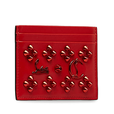 Red Christian Louboutin W Kios Loubinthesky Card Holder - Designer Revival
