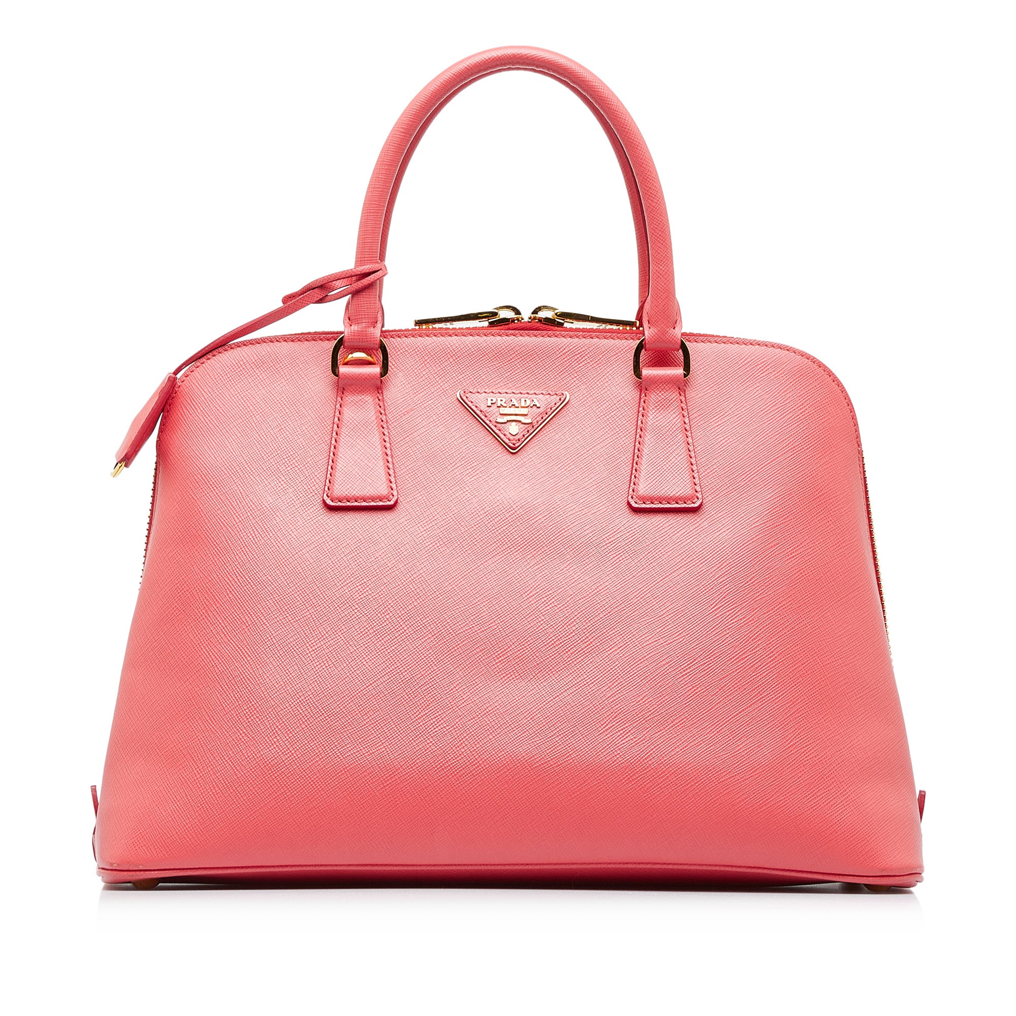 Pink Prada Saffiano Lux Promenade Satchel – Designer Revival