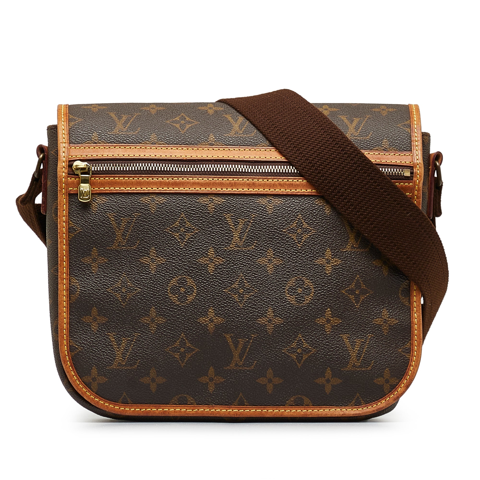 Louis Vuitton - Authenticated Bosphore Handbag - Cloth Brown for Women, Very Good Condition