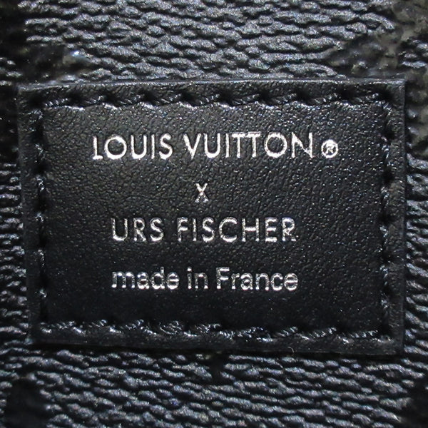 LOUIS VUITTON X URS FISHER Accessory Pouch Bag NEW Black White