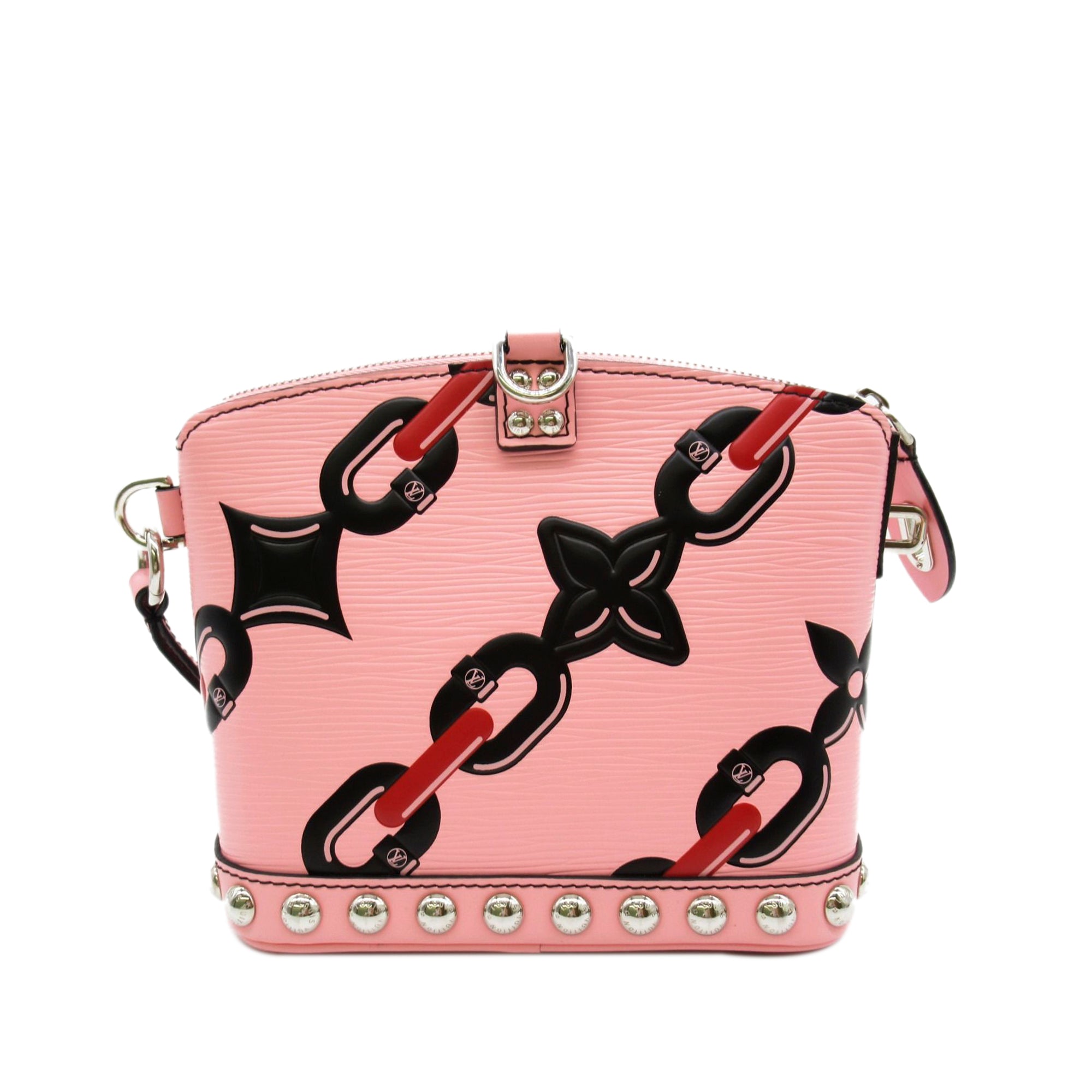 Pink Louis Vuitton Epi Chain Flower Mini Lockit Handbag – Designer