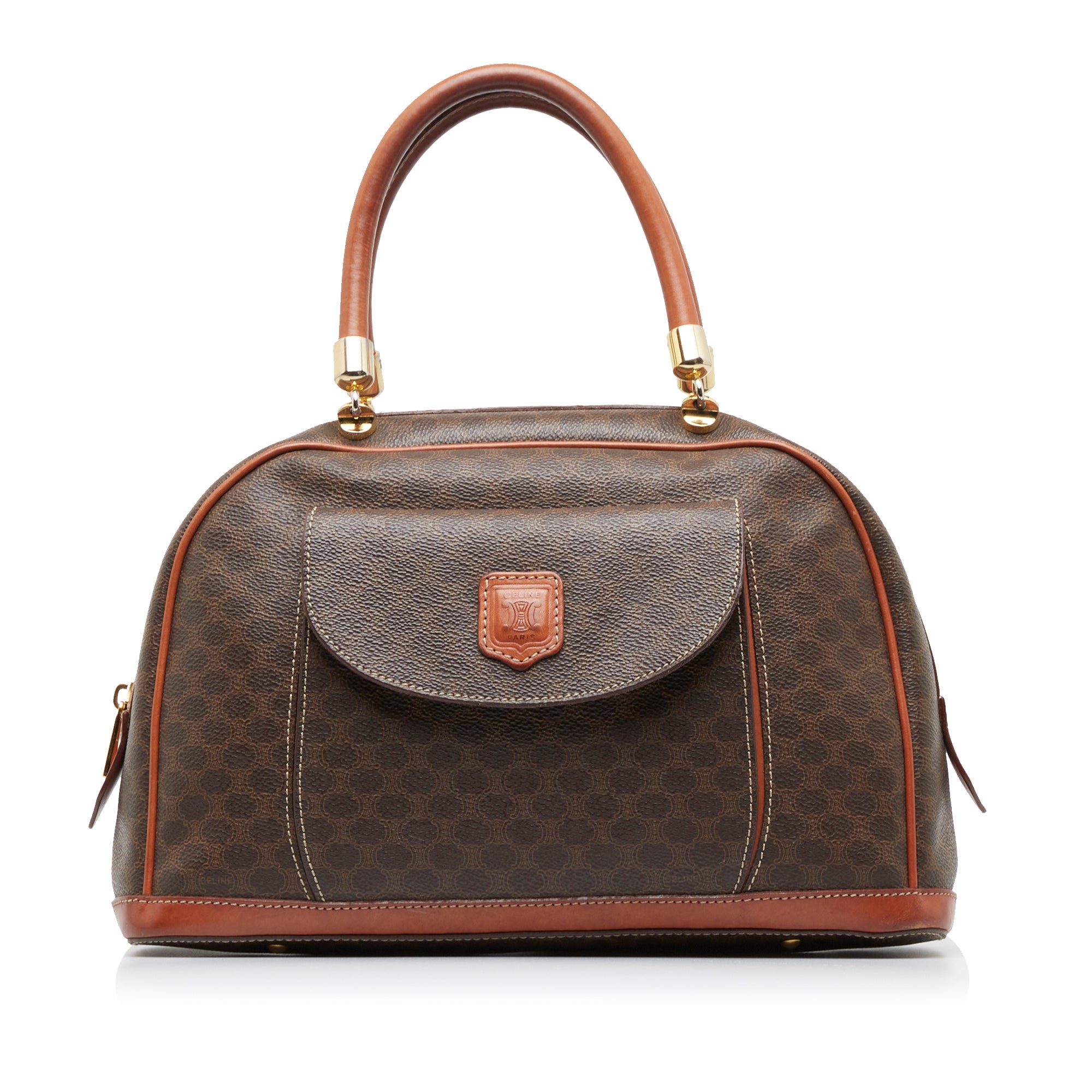 Brown Celine Macadam Handbag – Designer Revival