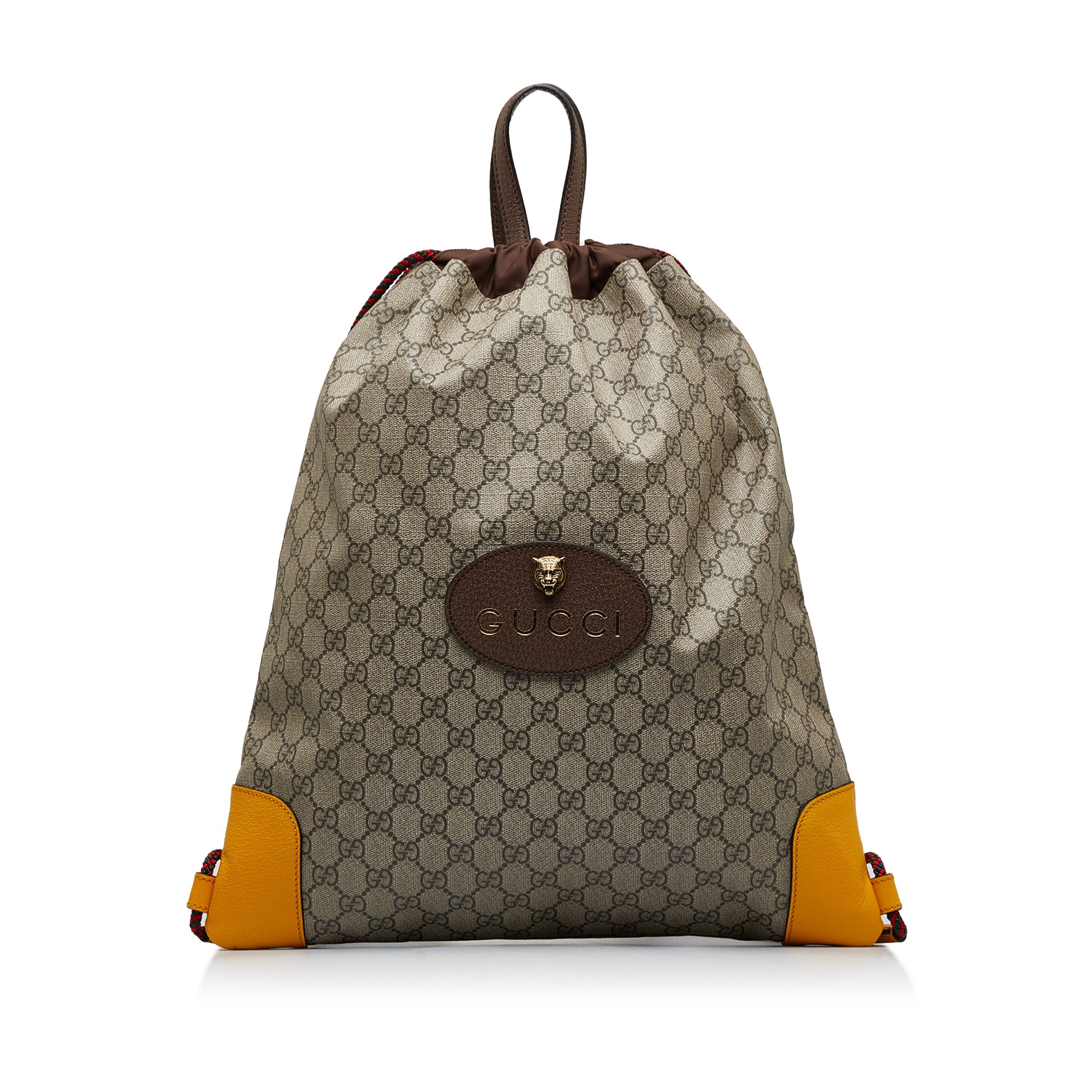 Gucci Neo Vintage Gg Supreme Backpack In Brown