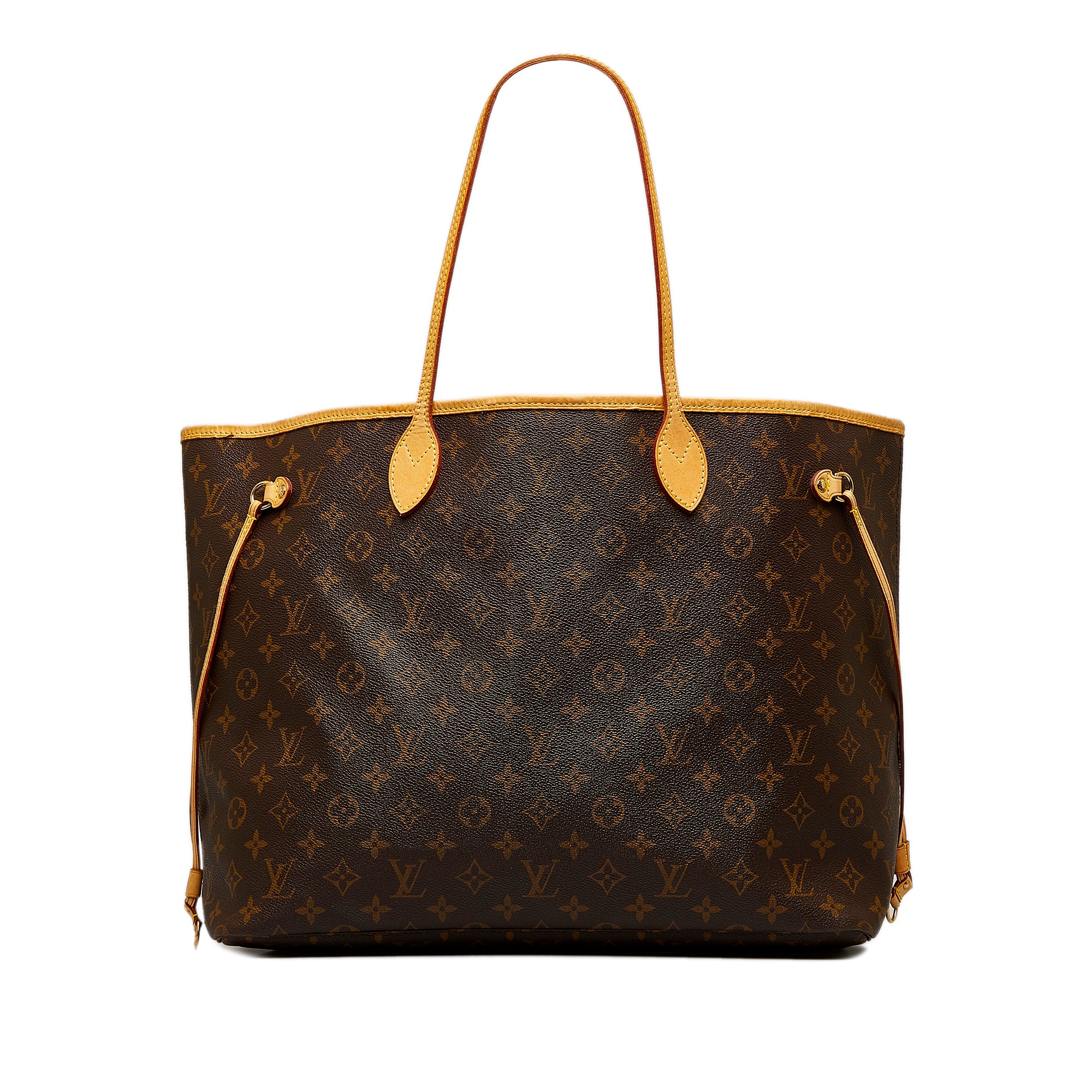 Louis Vuitton - Authenticated Neverfull Handbag - Cloth Brown For Woman, Good condition