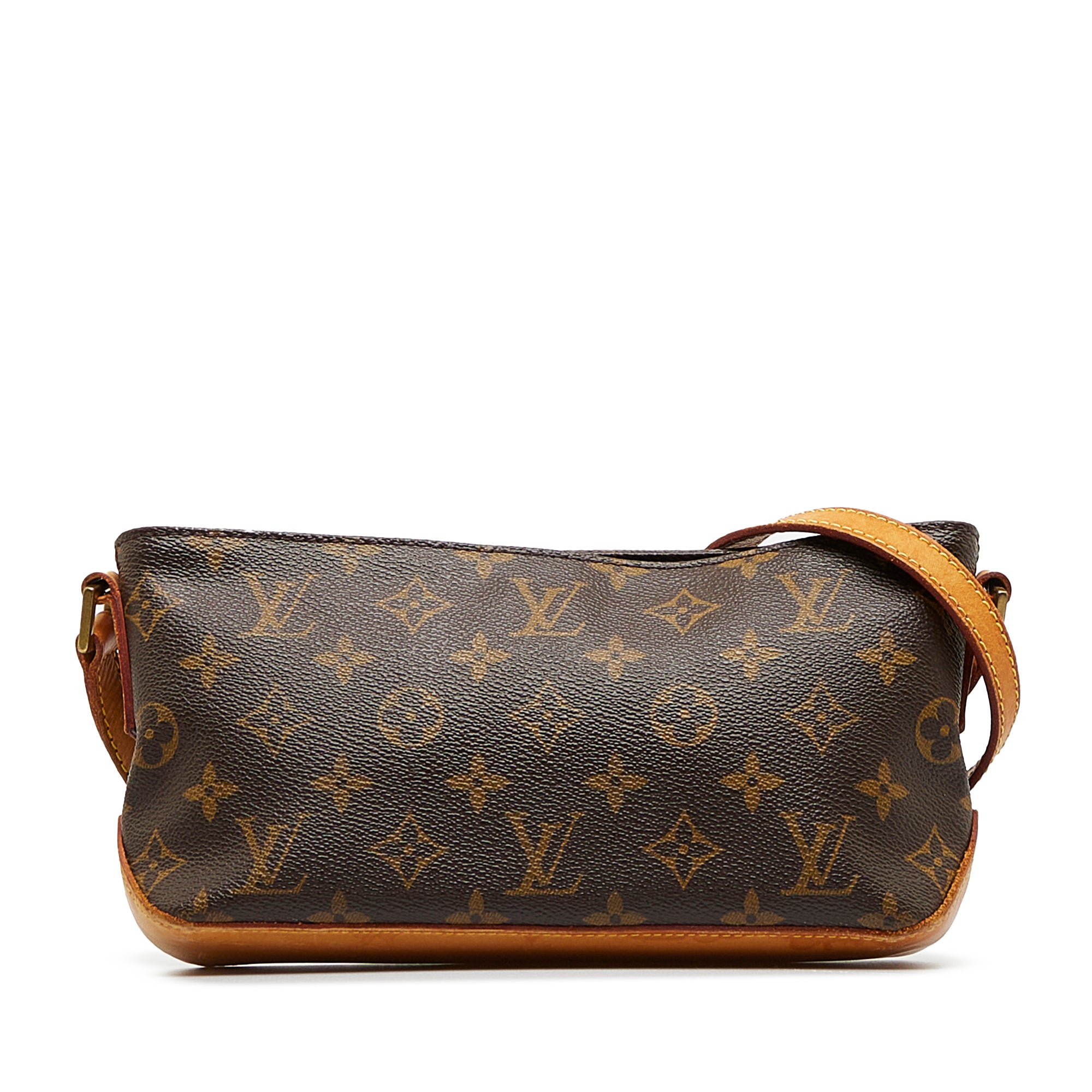 Trotteur cloth crossbody bag Louis Vuitton Brown in Cloth - 22531166