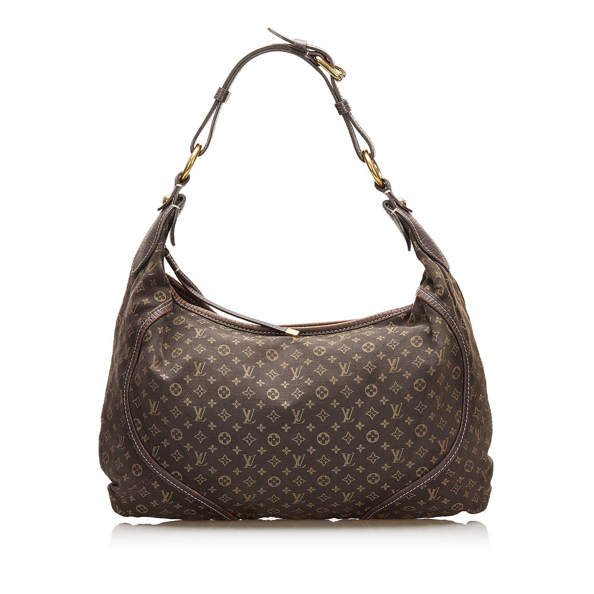 Louis Vuitton Ebene Mini Lin Monogram Bucket Bag