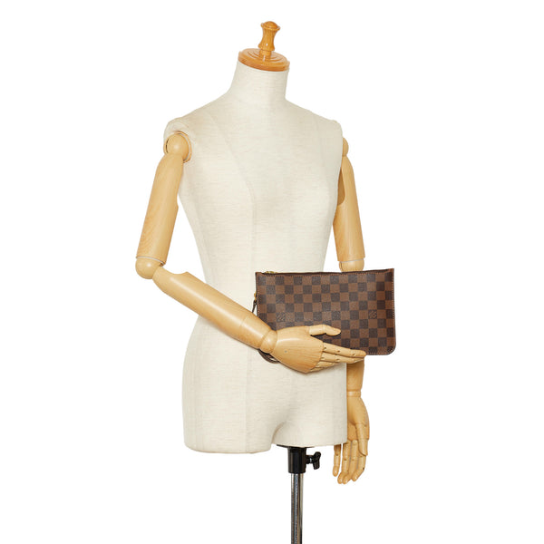 Louis Vuitton, Accessories, Dark Brown Leather Shoulder Pad For Lv  Neverfull Damier Ebene Leather Strap