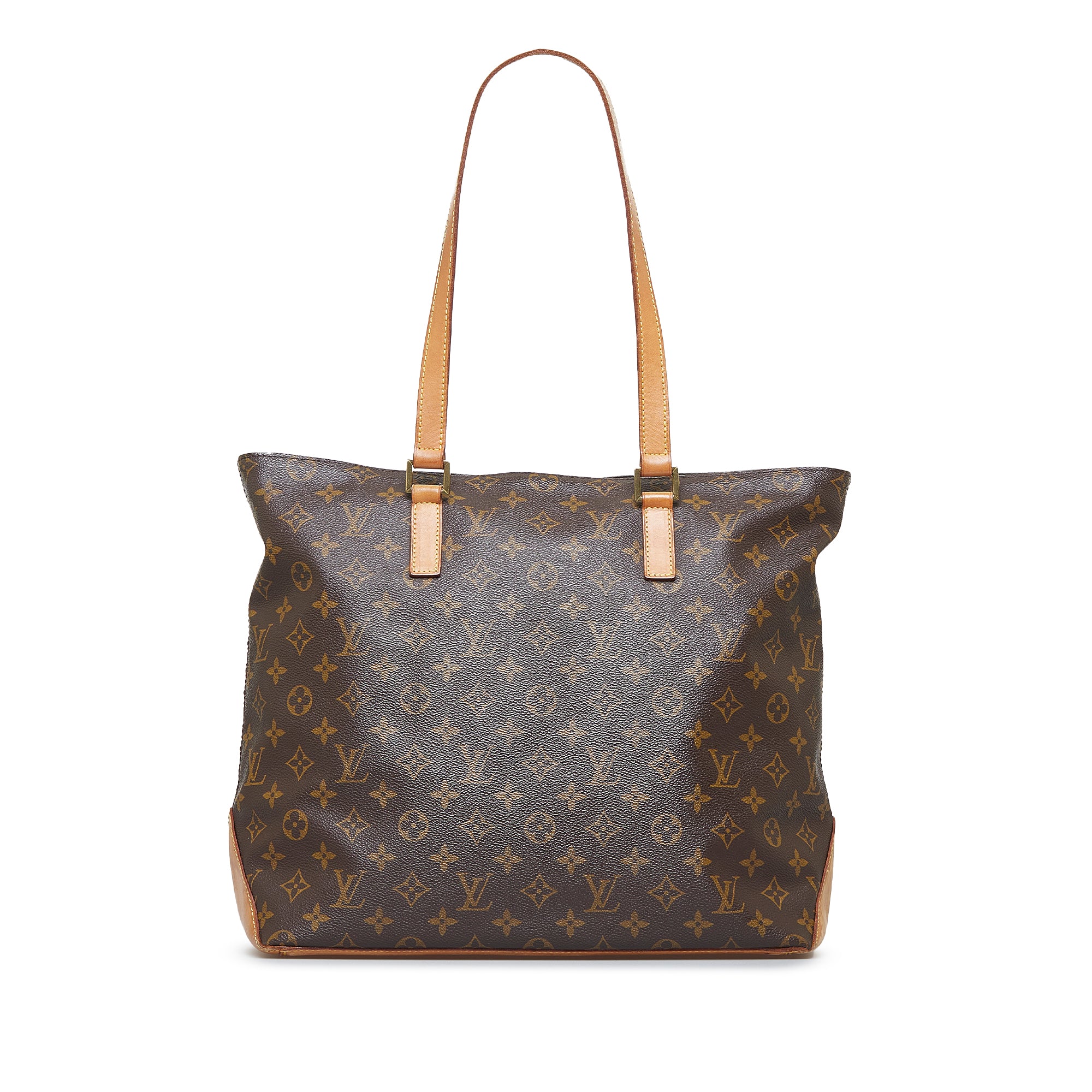 Brown Louis Vuitton Monogram Cabas Mezzo Tote Bag – Designer Revival