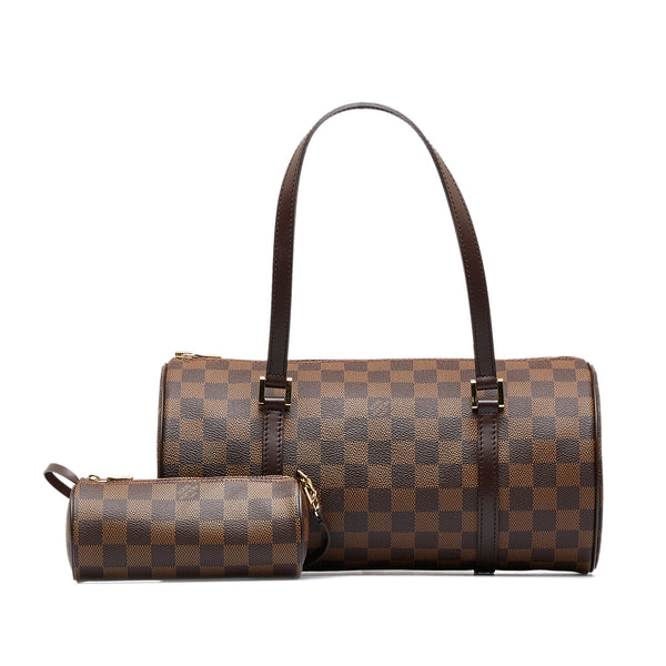 Authentic Louis Vuitton Papillon 30 Handbag in Damier