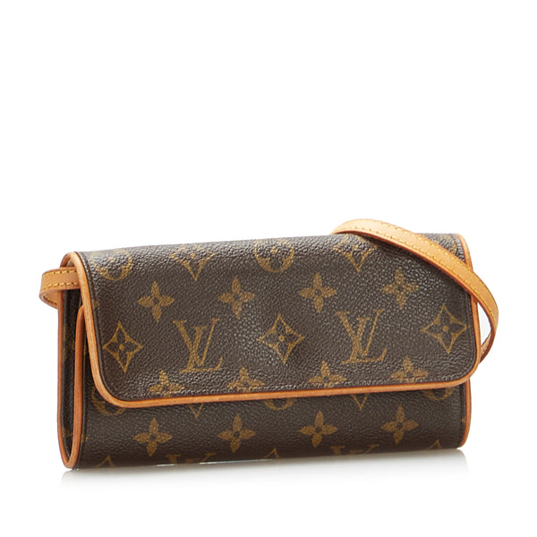 Brown Louis Vuitton Monogram Pochette Twin PM Crossbody Bag, louis vuitton  lv2 pre fall second drop 2 release date