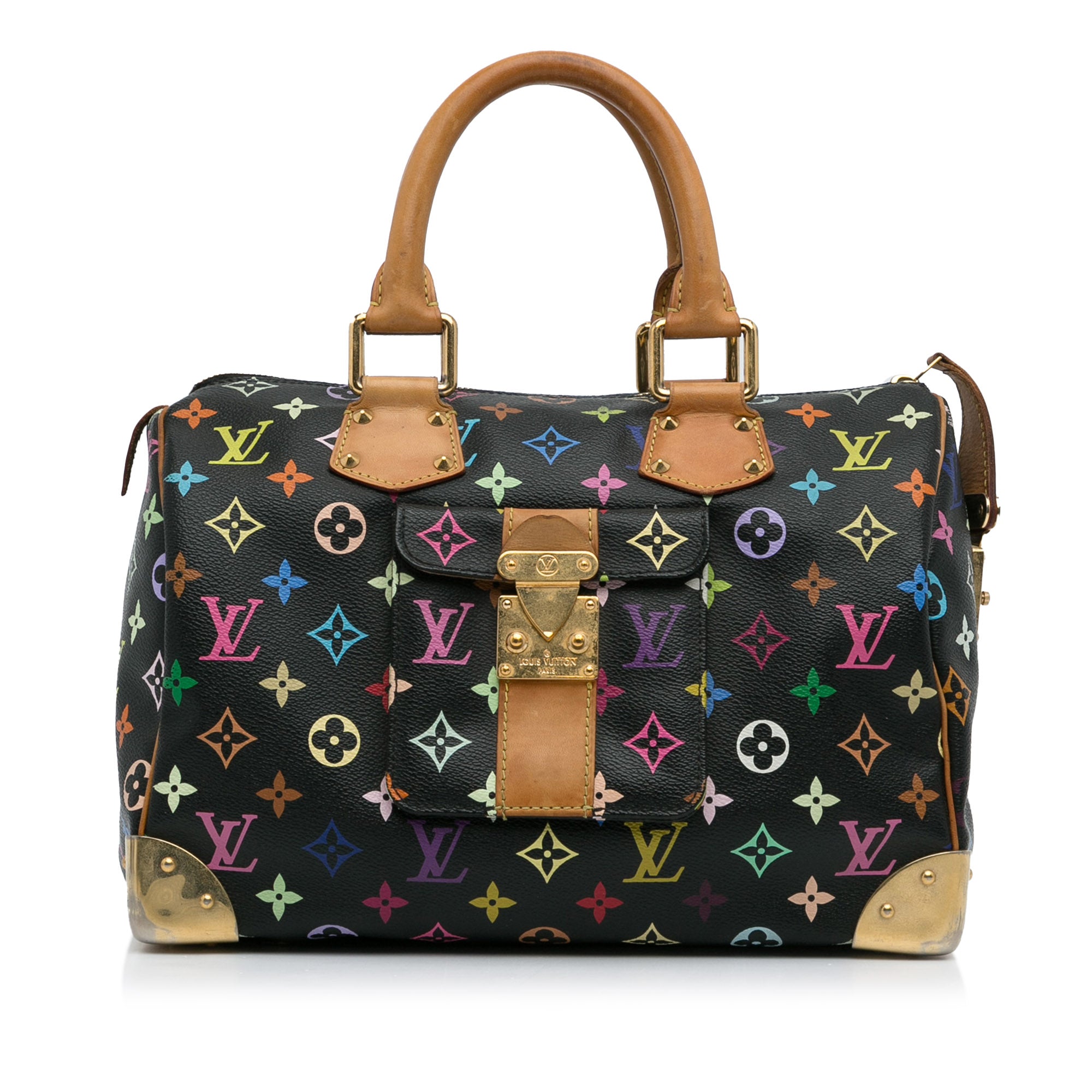 Black Louis Vuitton Monogram Multicolore Speedy 30 Boston Bag – RvceShops  Revival