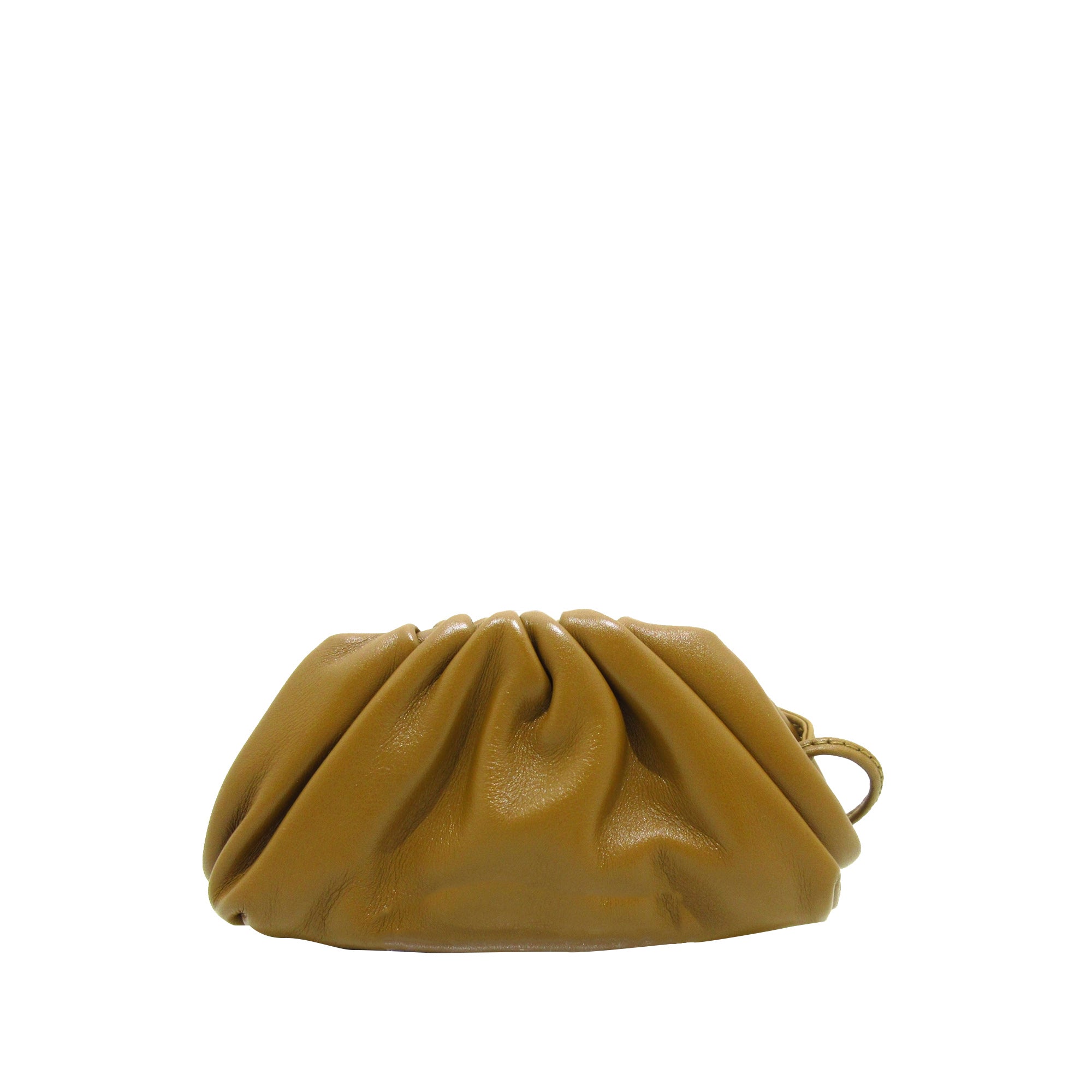 Brown Bottega Veneta The Mini Pouch Leather Coin Pouch – Designer Revival