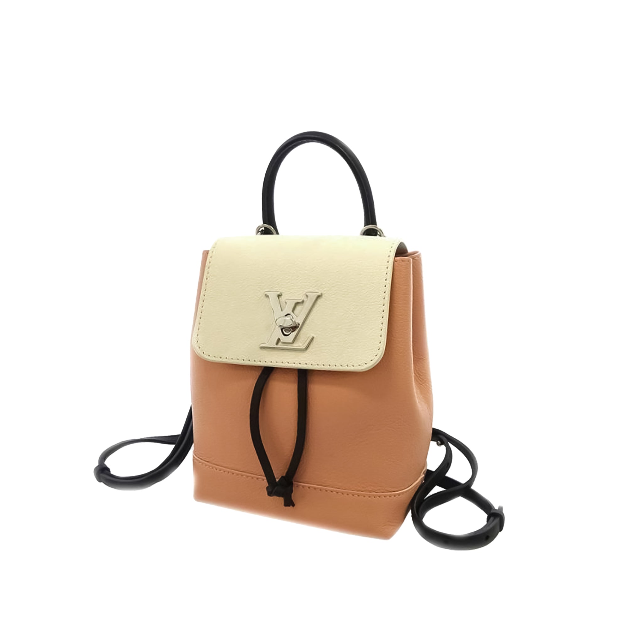 Orange Louis Vuitton Mini Lockme Backpack