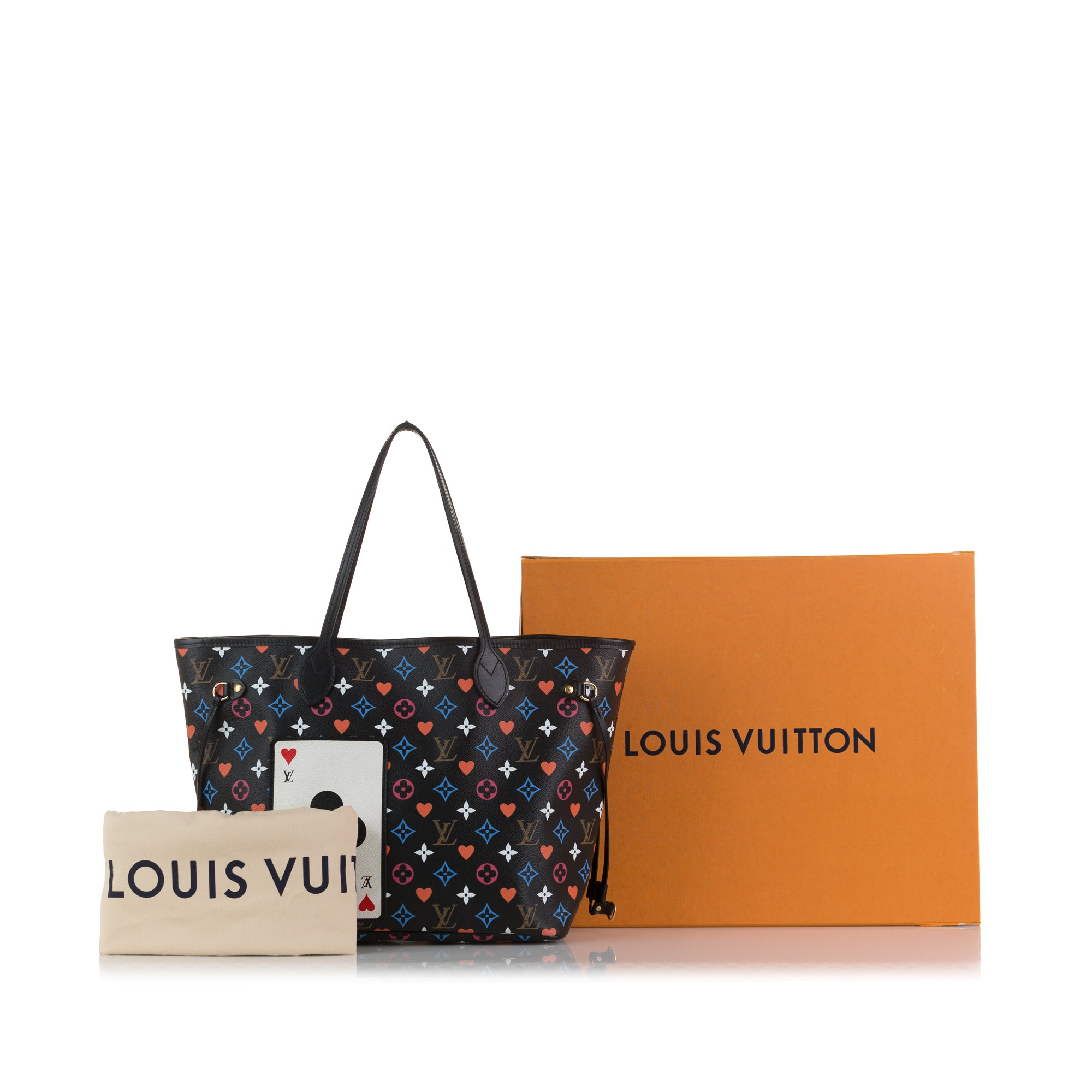 Louis Vuitton Neverfull MM Tote w/Pochette in Multicolor Canvas, Mint  Condition