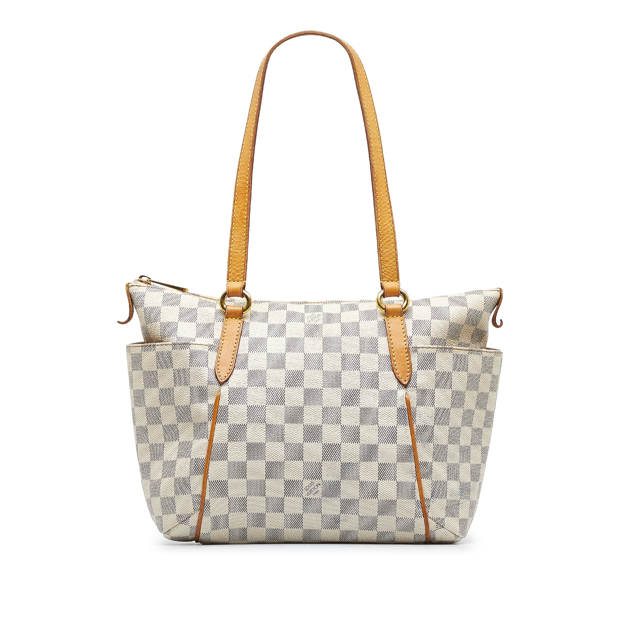White Louis Vuitton Damier Azur Totally PM Shoulder Bag – RvceShops Revival