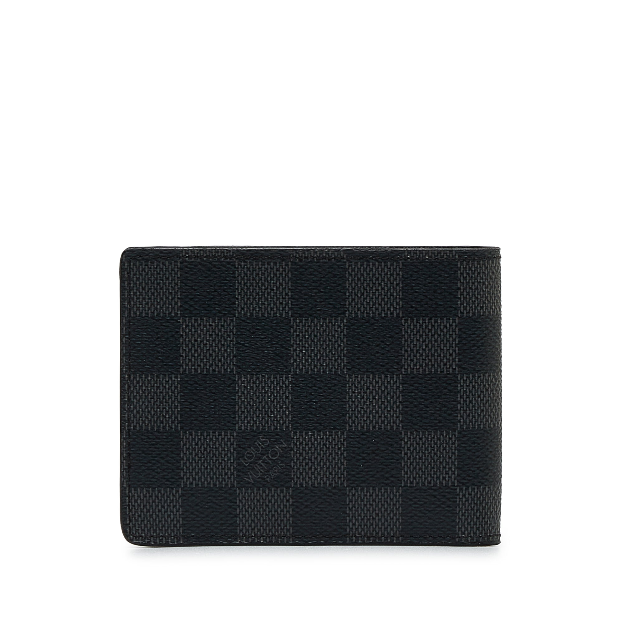 Louis Vuitton Mens Damier Graphite Canvas Slender Wallet Entrupy  Authenticated