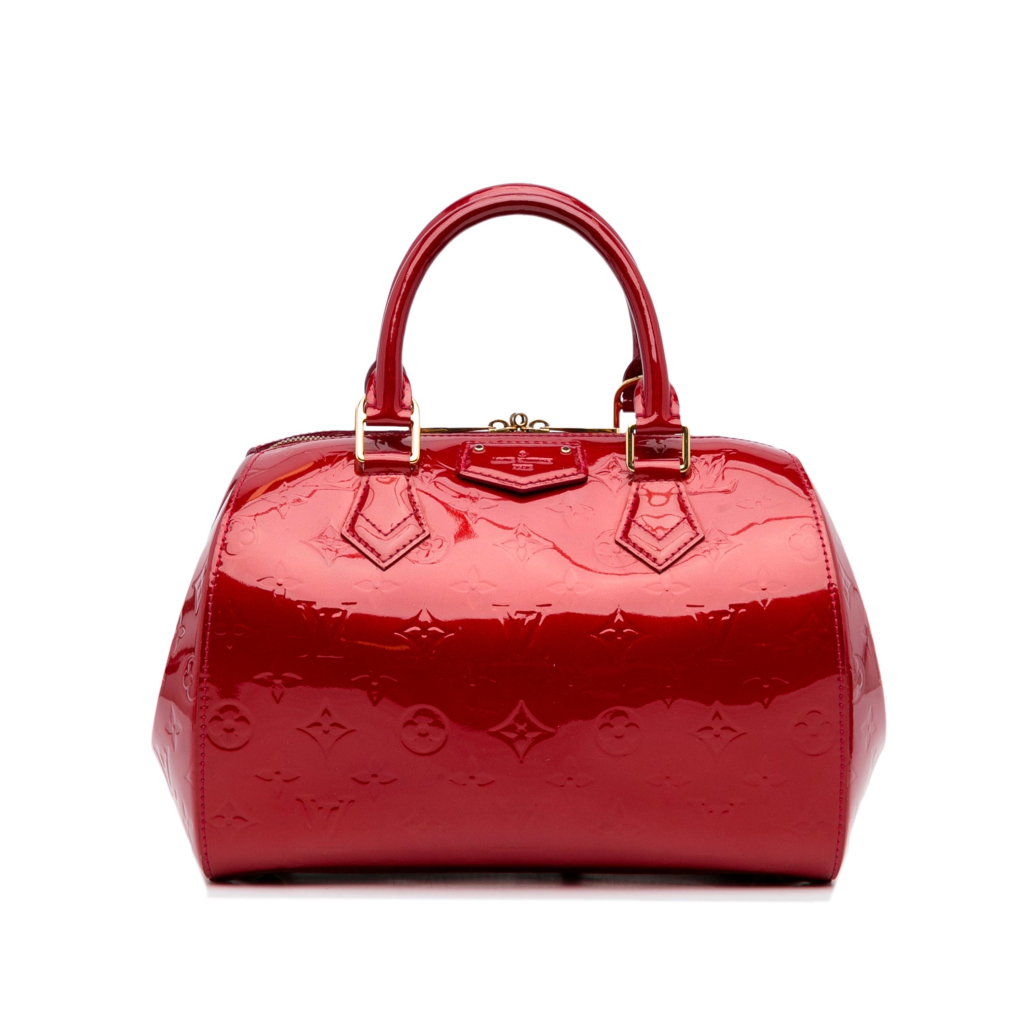 Louis Vuitton - Authenticated Thompson Handbag - Patent Leather Red for Women, Very Good Condition