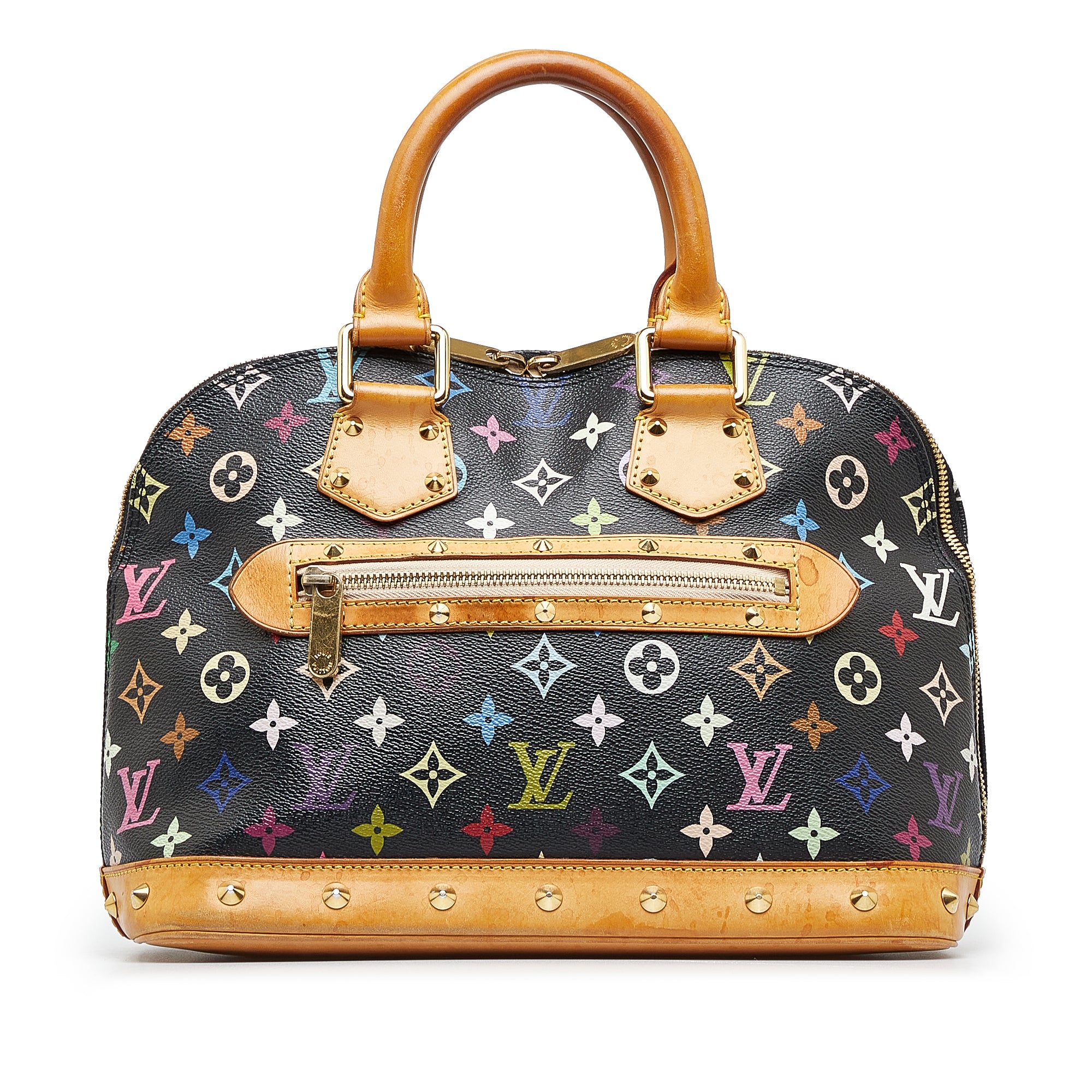 Louis Vuitton, Bags, Authentic Louis Vuitton Alma Pm Monogram Tan Vachetta  Bag Handbag Purse