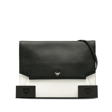 Black MCM Leather Crossbody Bag - Designer Revival
