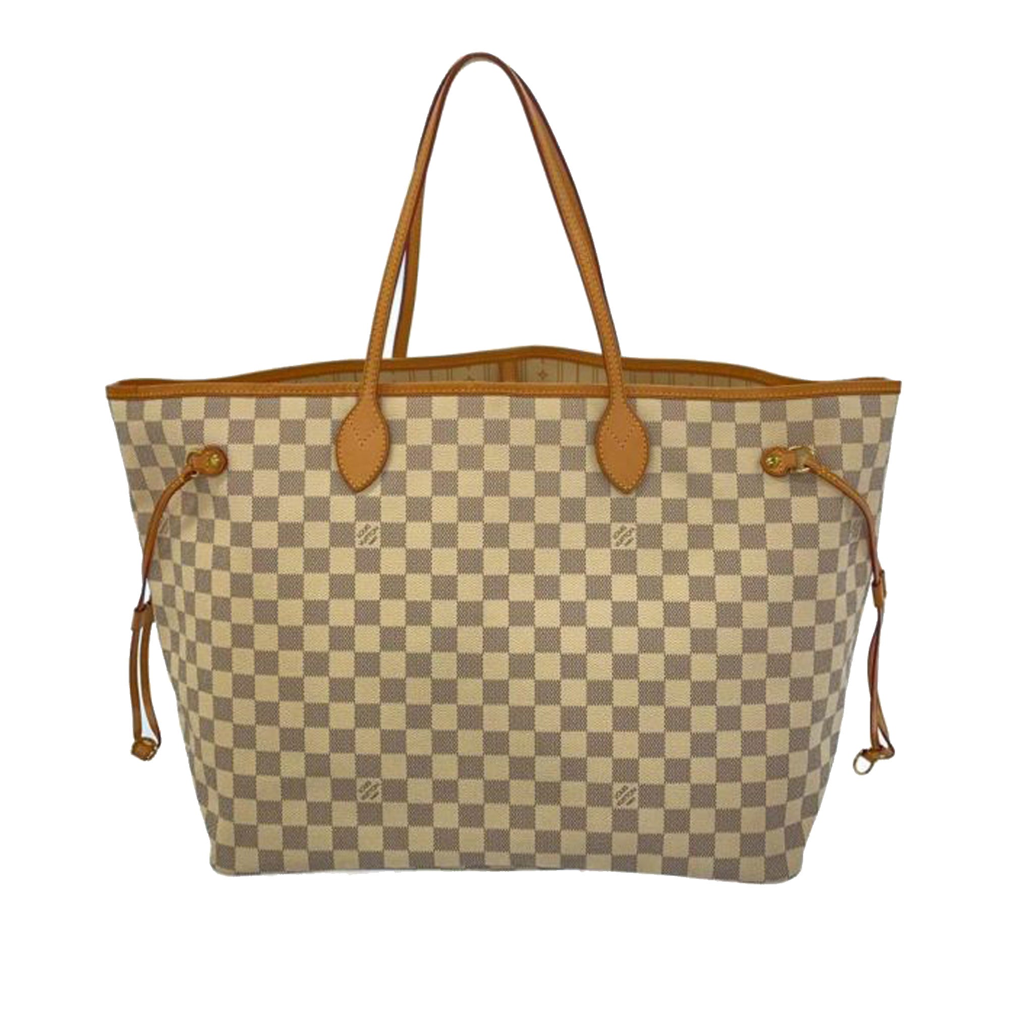 Tan Louis Vuitton Damier Azur Neverfull GM Tote Bag – Designer Revival