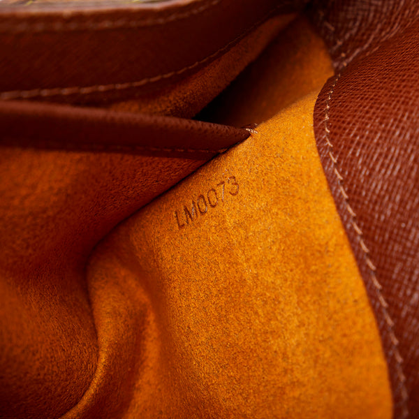 Louis Vuitton Brown Monogram Musette Tango Long Strap Cloth ref
