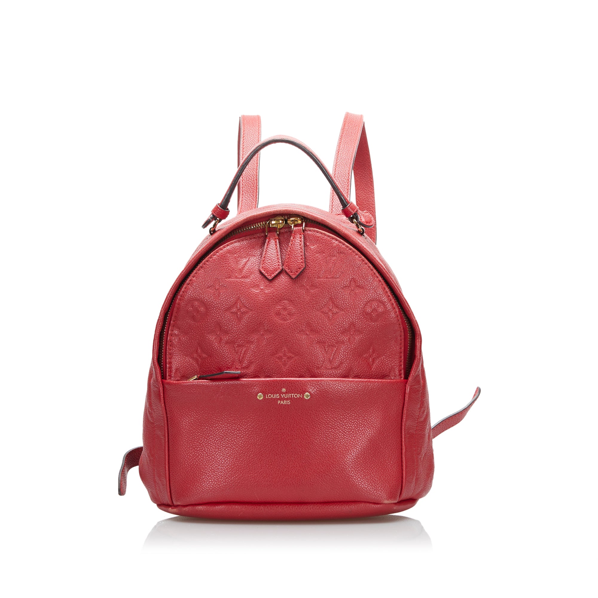 Red Louis Vuitton Monogram Empreinte Sorbonne Backpack – Designer